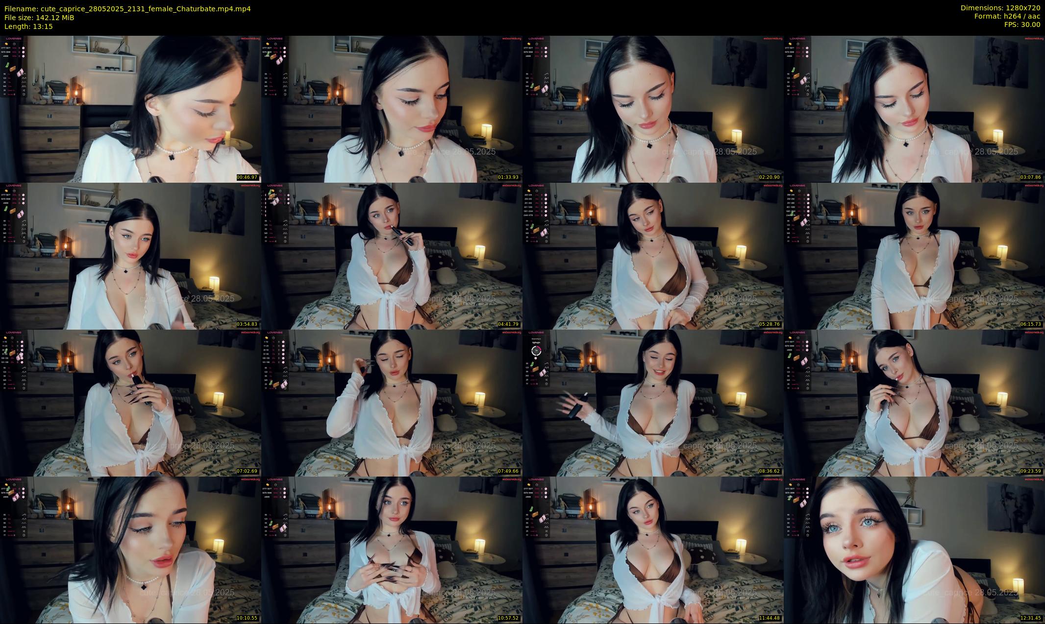 cute_caprice — 14 minute Chaturbate female cam show recording, 720p, May 28, 2025