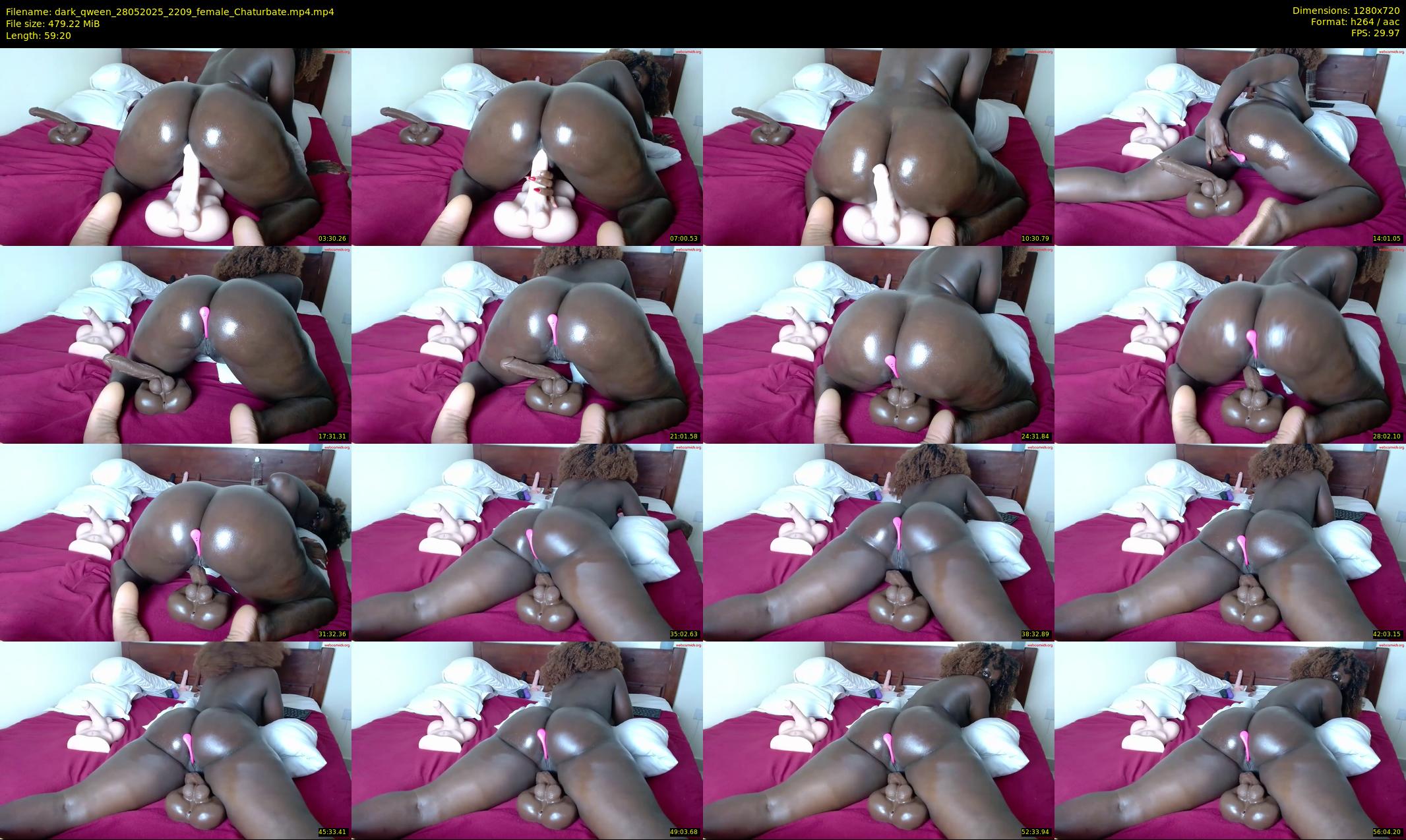 dark_qween — 60 minute Chaturbate female cam show recording, 720p, May 28, 2025