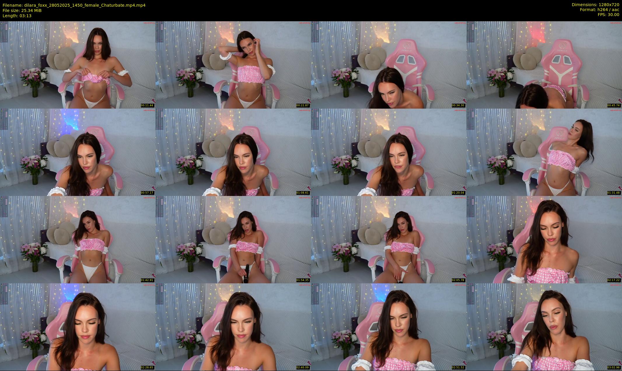 dilara_foxx — 4 minute Chaturbate female cam show recording, 720p, May 28, 2025