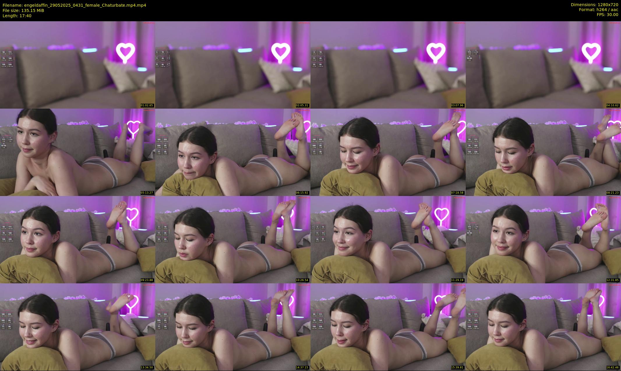 engeldaffin — 18 minute Chaturbate female cam show recording, 720p, May 29, 2025