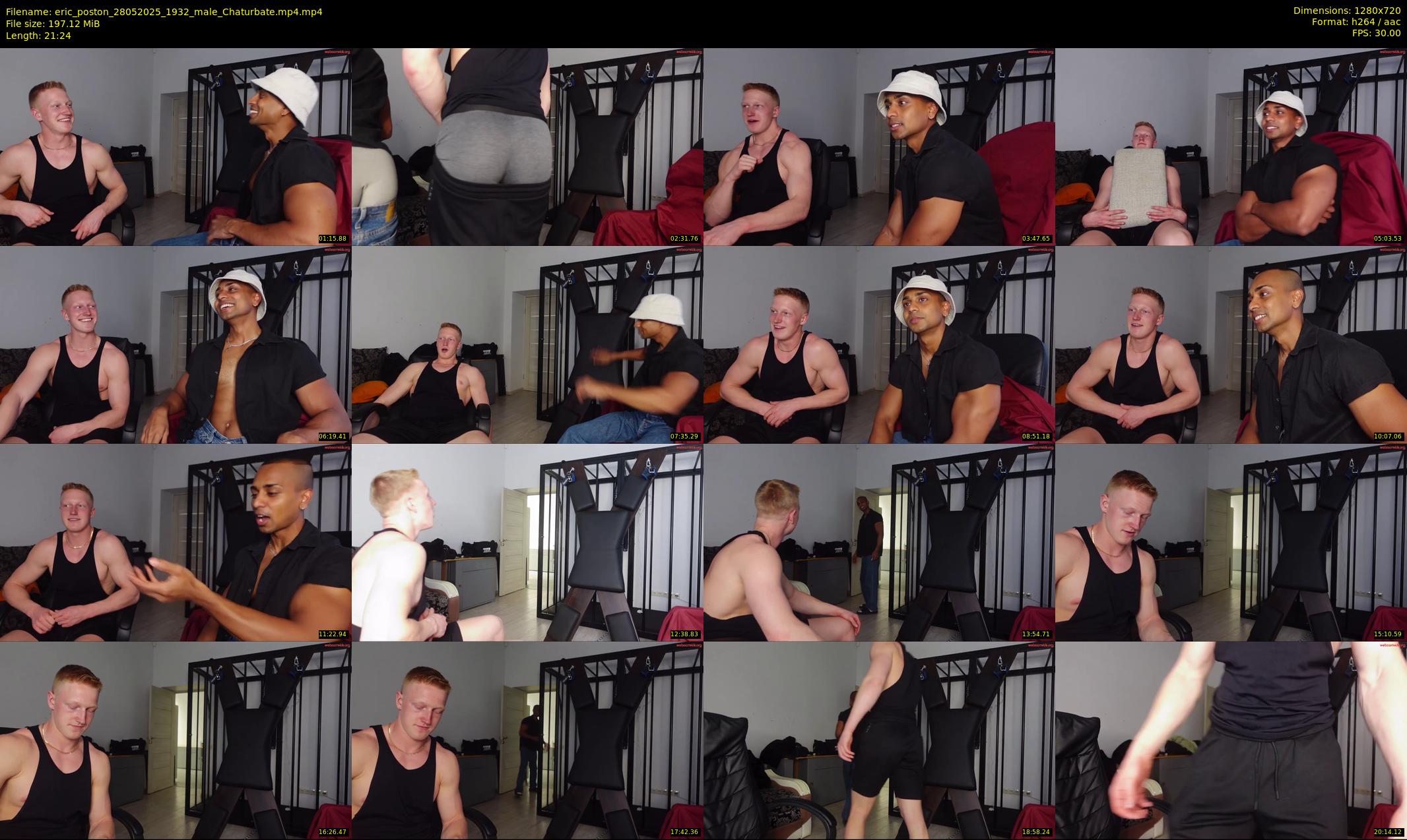 eric_poston — 22 minute Chaturbate male cam show recording, 720p, May 28, 2025