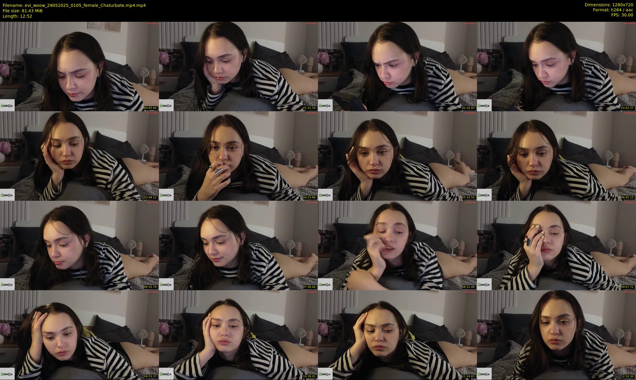 evi_woow — 13 minute Chaturbate female cam show recording, 720p, May 29, 2025
