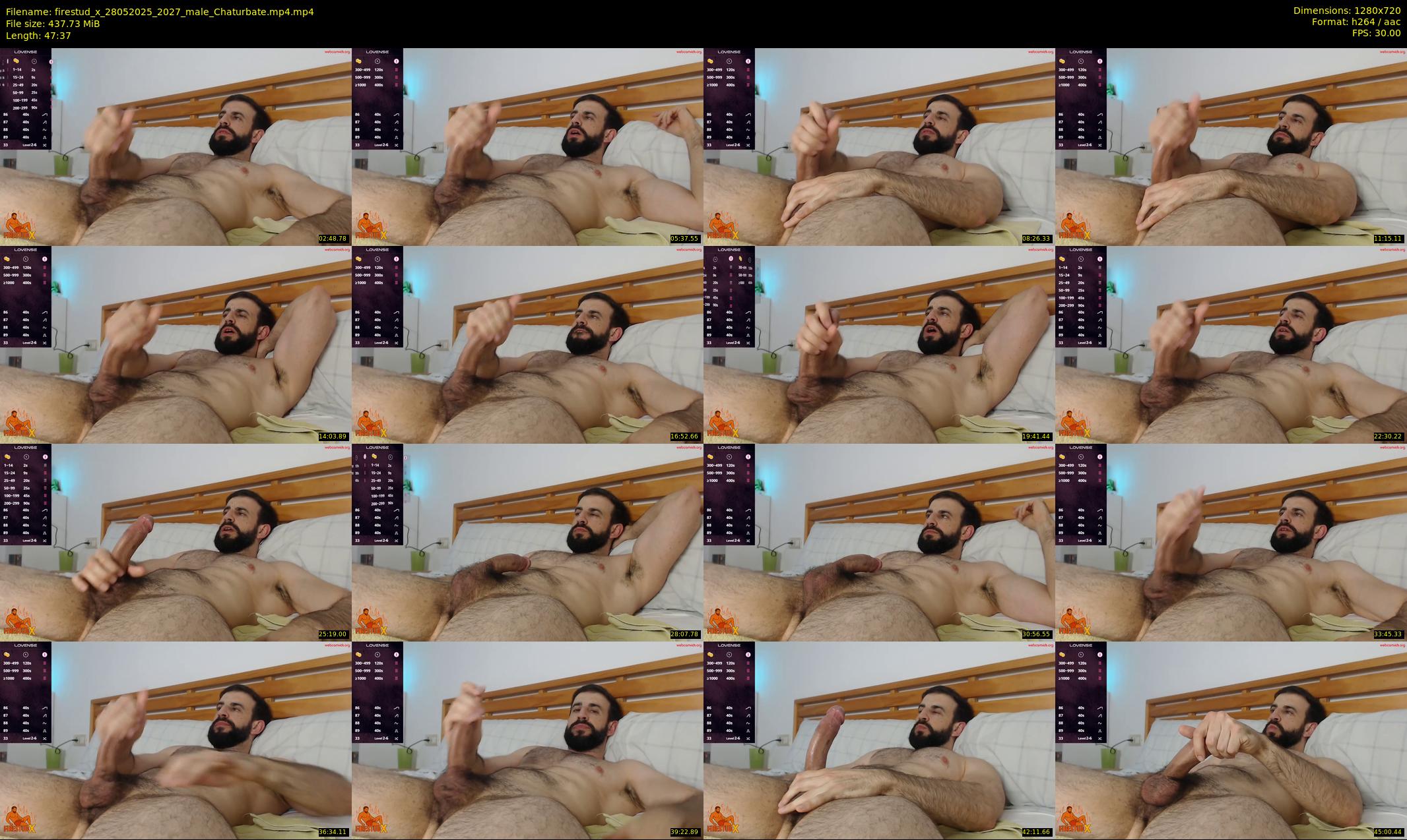 firestud_x — 48 minute Chaturbate male cam show recording, 720p, May 28, 2025