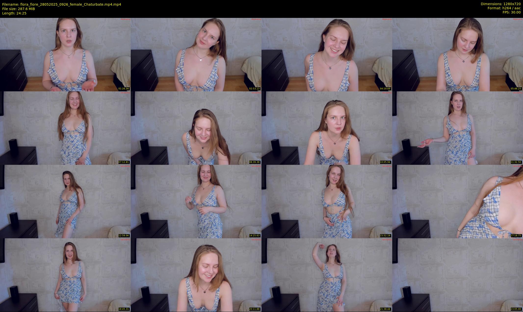 flora_fiore — 25 minute Chaturbate female cam show recording, 720p, May 28, 2025