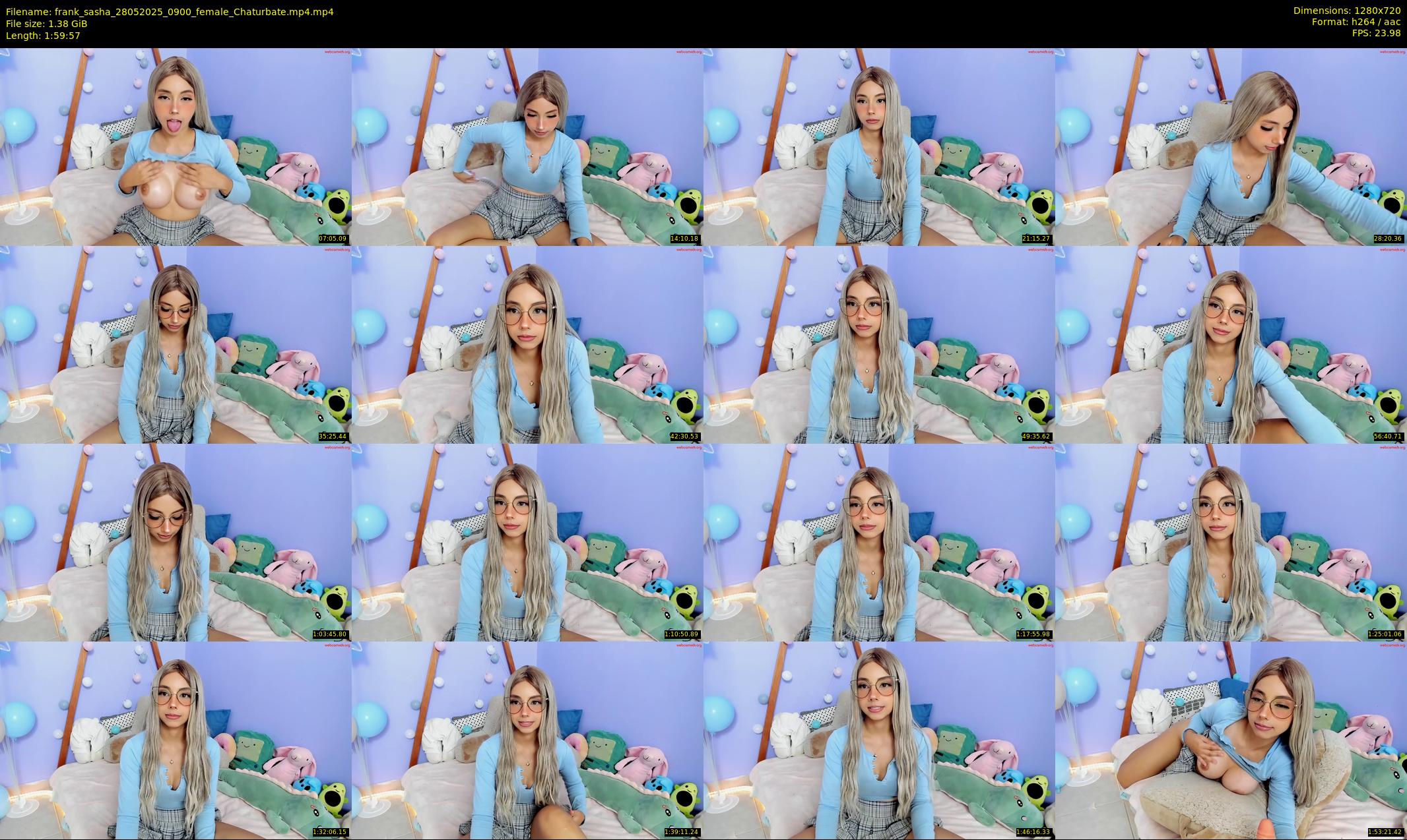 frank_sasha — 120 minute Chaturbate couple cam show recording, 720p, May 28, 2025
