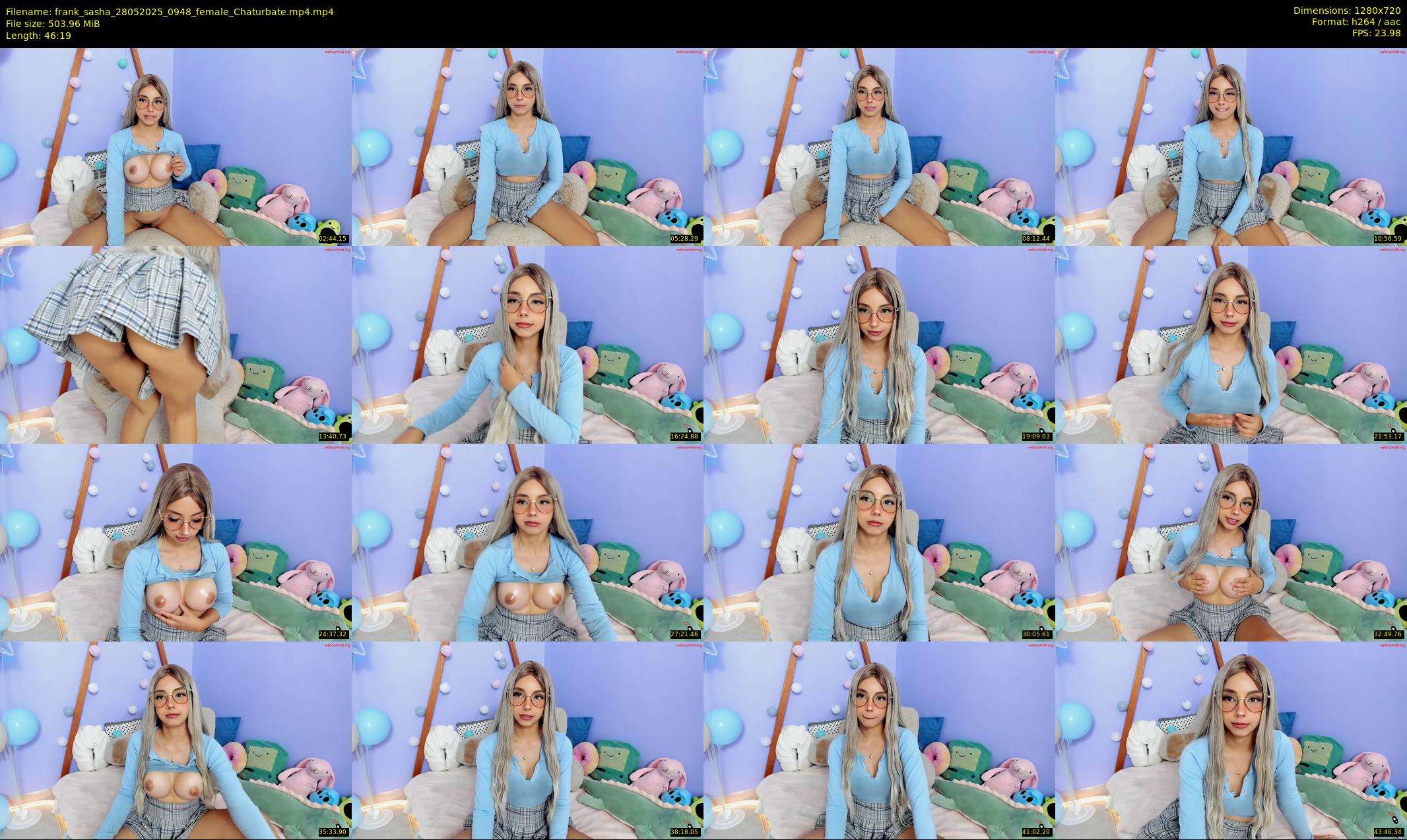 frank_sasha — 47 minute Chaturbate couple cam show recording, 720p, May 28, 2025