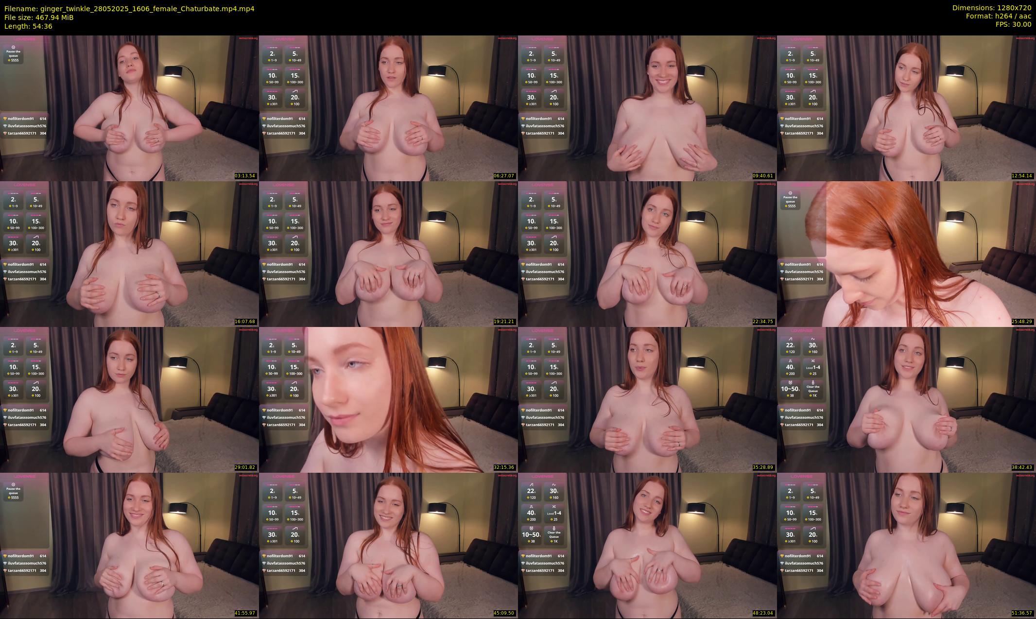 ginger_twinkle — 55 minute Chaturbate female cam show recording, 720p, May 28, 2025