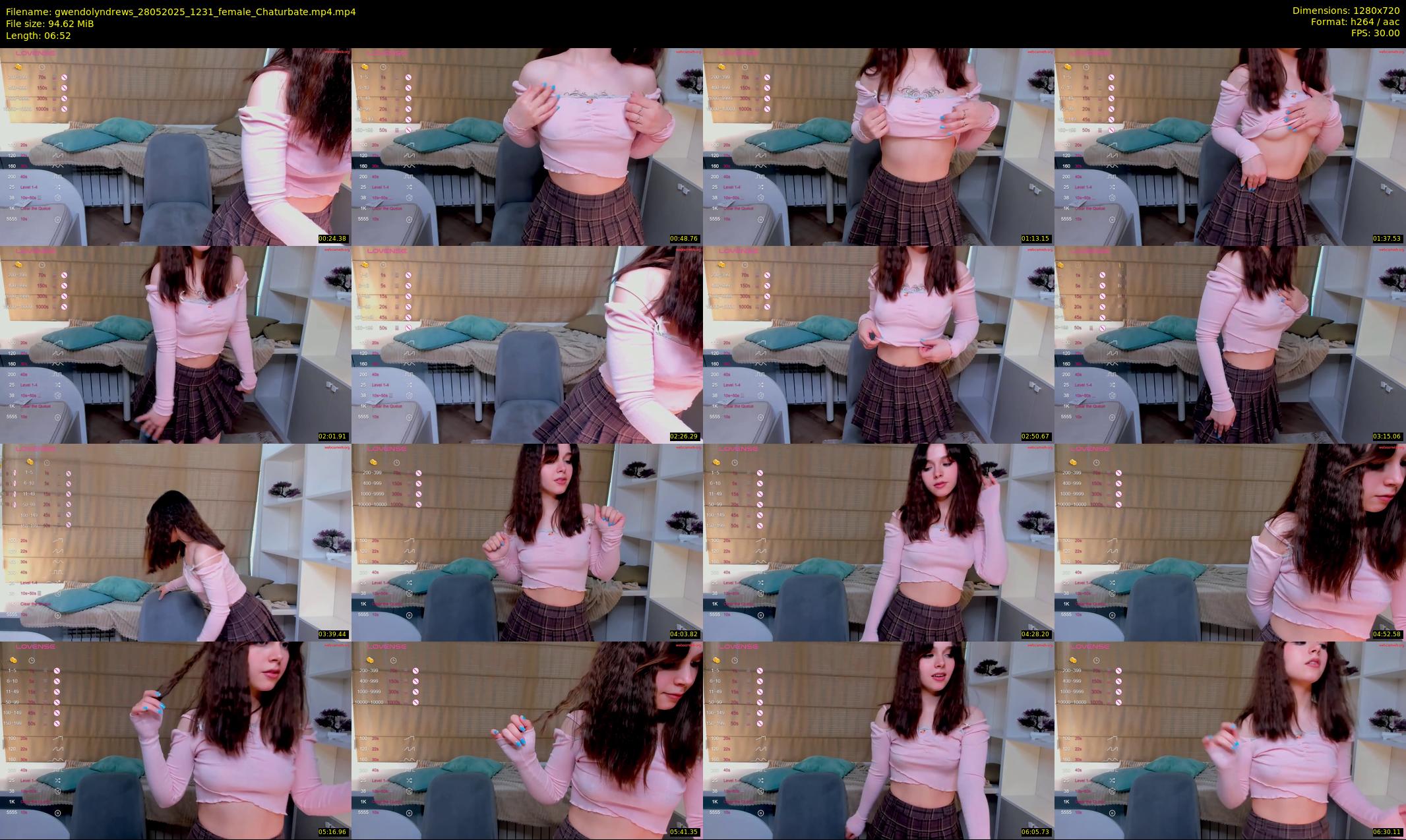 gwendolyndrews — 7 minute Chaturbate female cam show recording, 720p, May 28, 2025