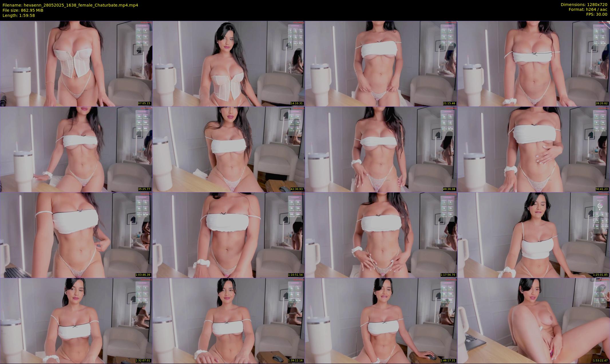 hevaenn — 120 minute Chaturbate female cam show recording, 720p, May 28, 2025