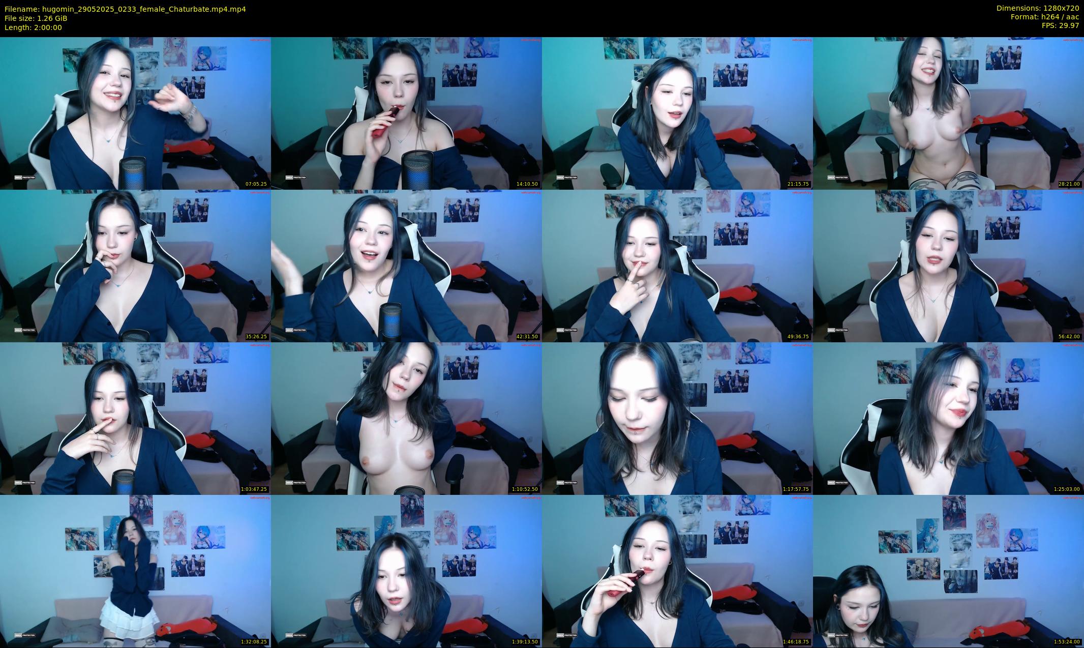 hugomin — 120 minute Chaturbate female cam show recording, 720p, May 29, 2025