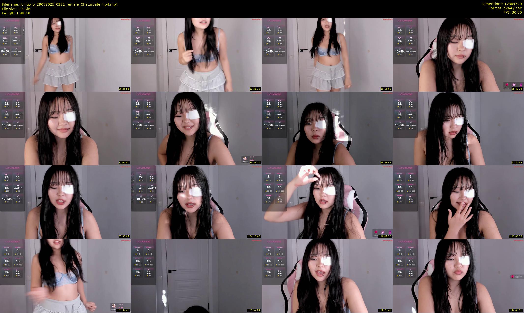 ichigo_o — 109 minute Chaturbate female cam show recording, 720p, May 29, 2025