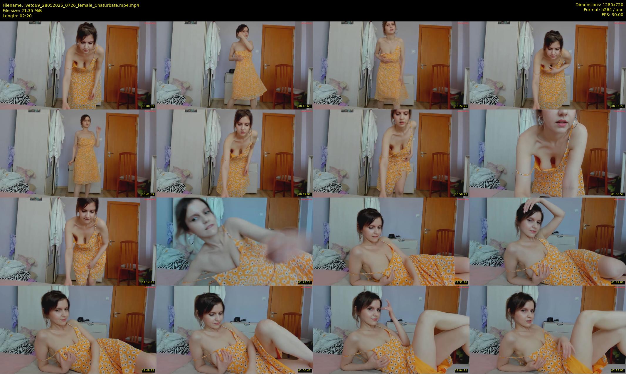 iveto69 — 3 minute Chaturbate female cam show recording, 720p, May 28, 2025