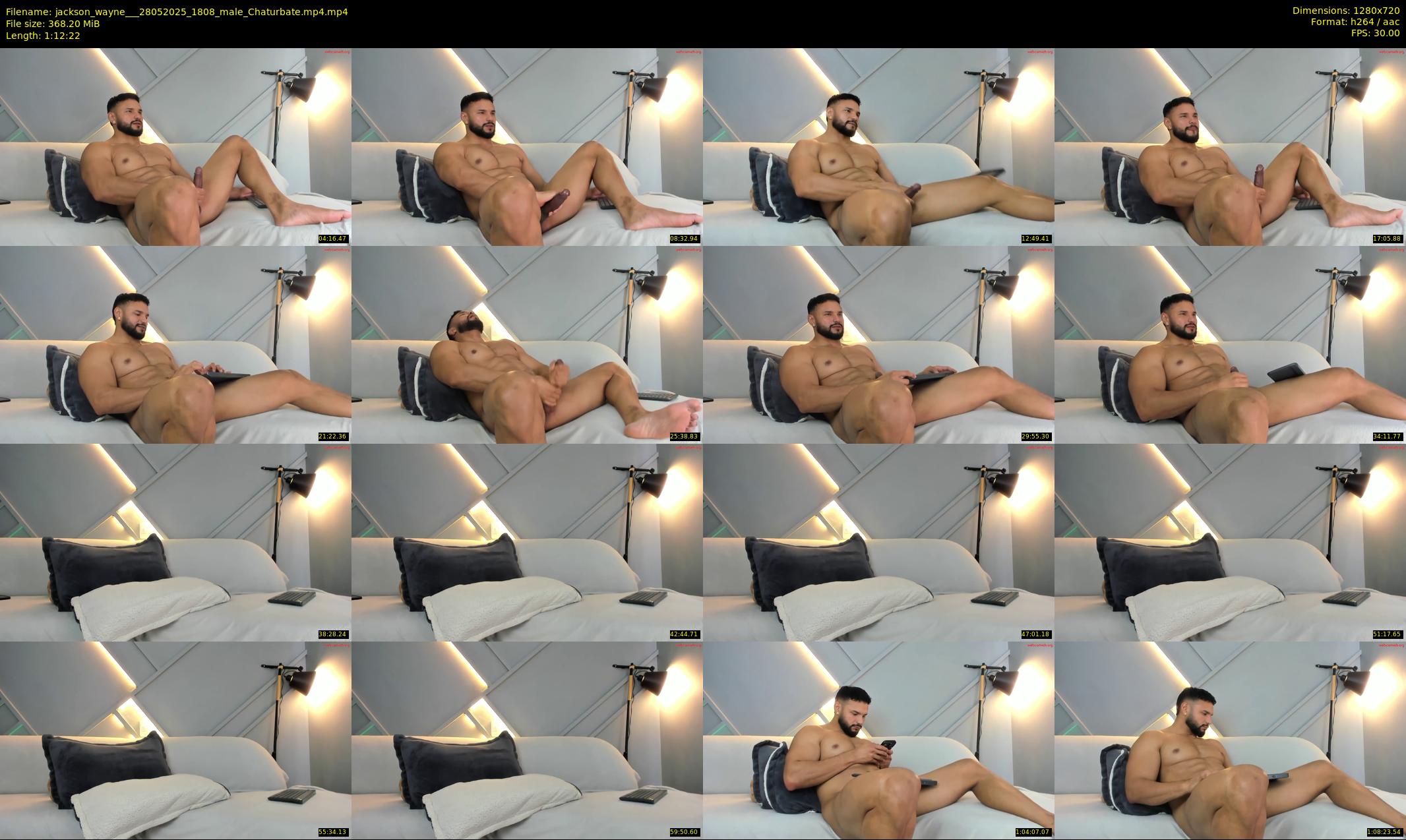 jackson_wayne__ — 73 minute Chaturbate male cam show recording, 720p, May 28, 2025