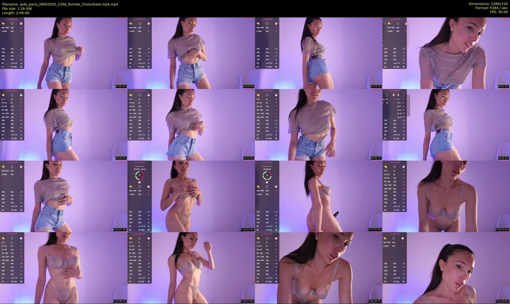 jade_paris — 120 minute Chaturbate female cam show recording, 720p, May 28, 2025