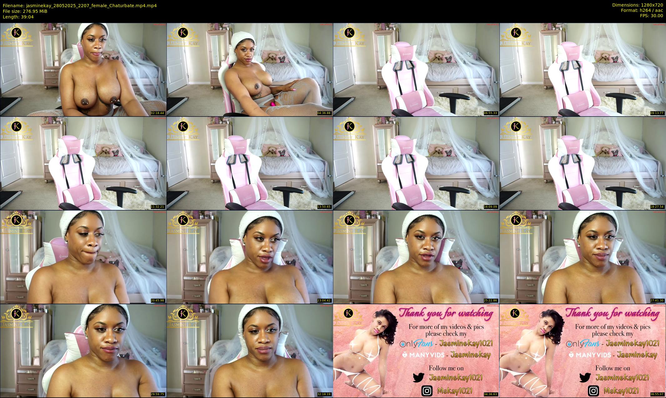 jasminekay — 40 minute Chaturbate female cam show recording, 720p, May 28, 2025