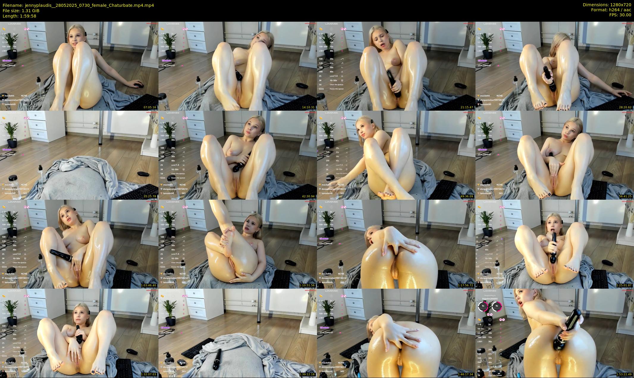 jennyplaudis_ — 120 minute Chaturbate female cam show recording, 720p, May 28, 2025