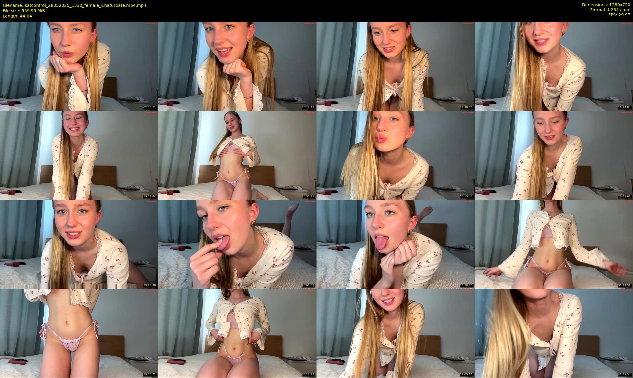 katcontrol — 45 minute Chaturbate female cam show recording, 720p, May 28, 2025
