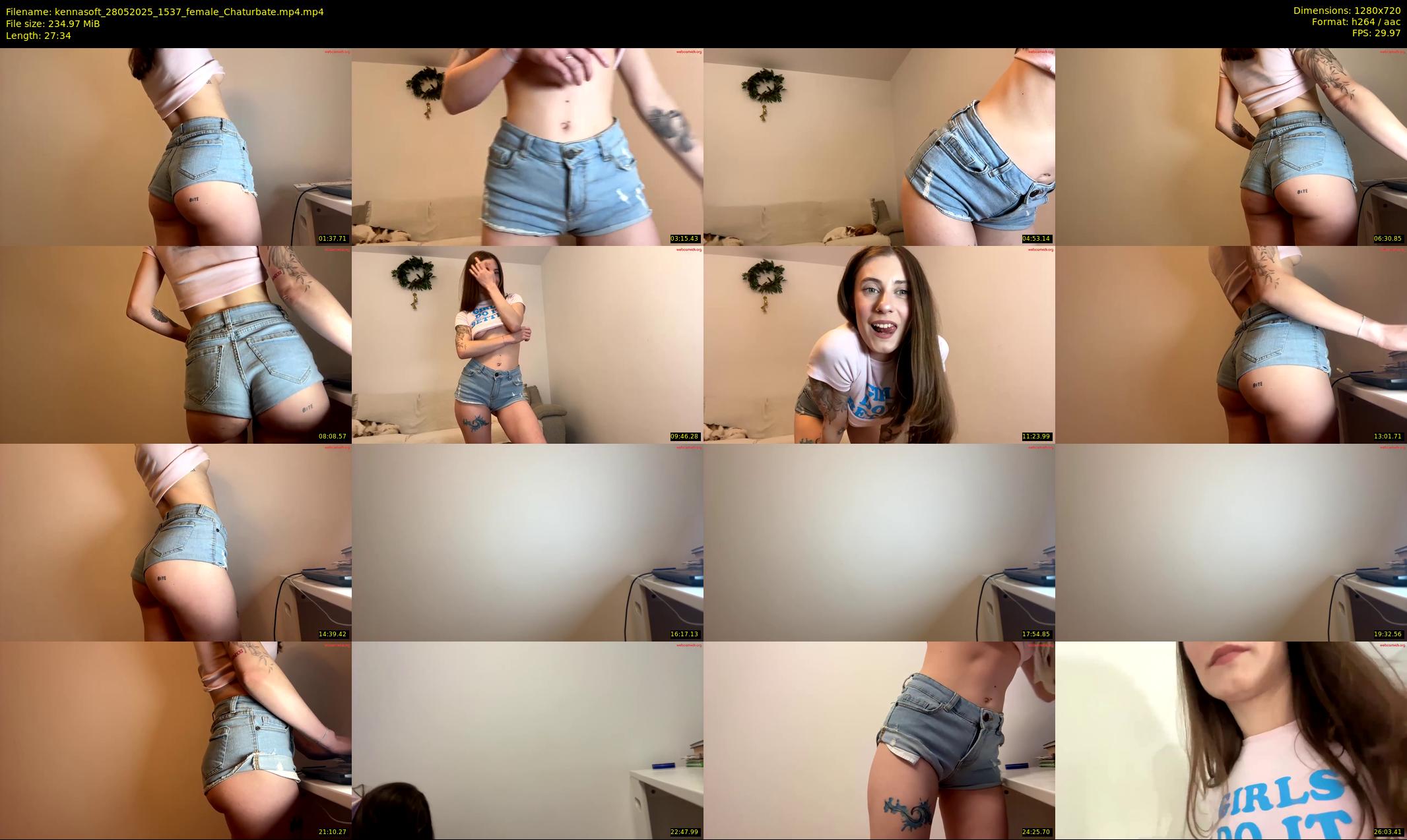 kennasoft — 28 minute Chaturbate female cam show recording, 720p, May 28, 2025