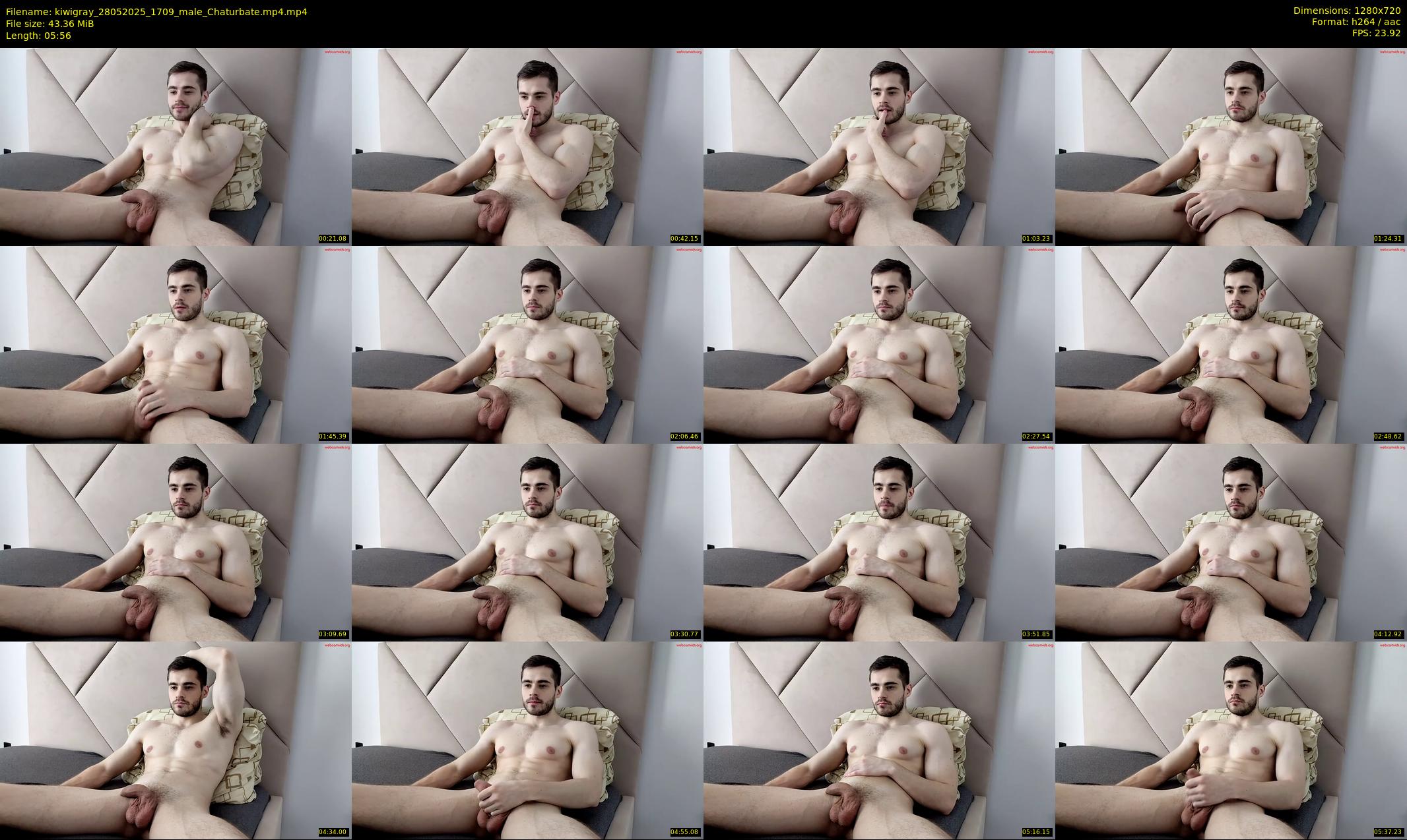 kiwigray — 6 minute Chaturbate male cam show recording, 720p, May 28, 2025