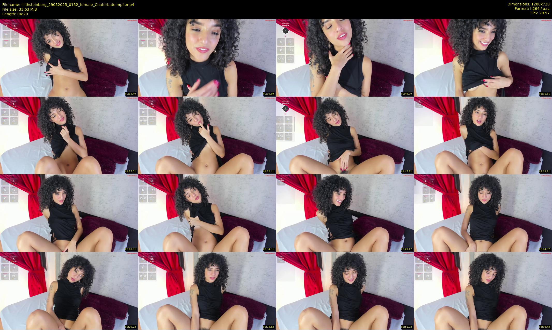 lilithsteinberg — 5 minute Chaturbate female cam show recording, 720p, May 29, 2025