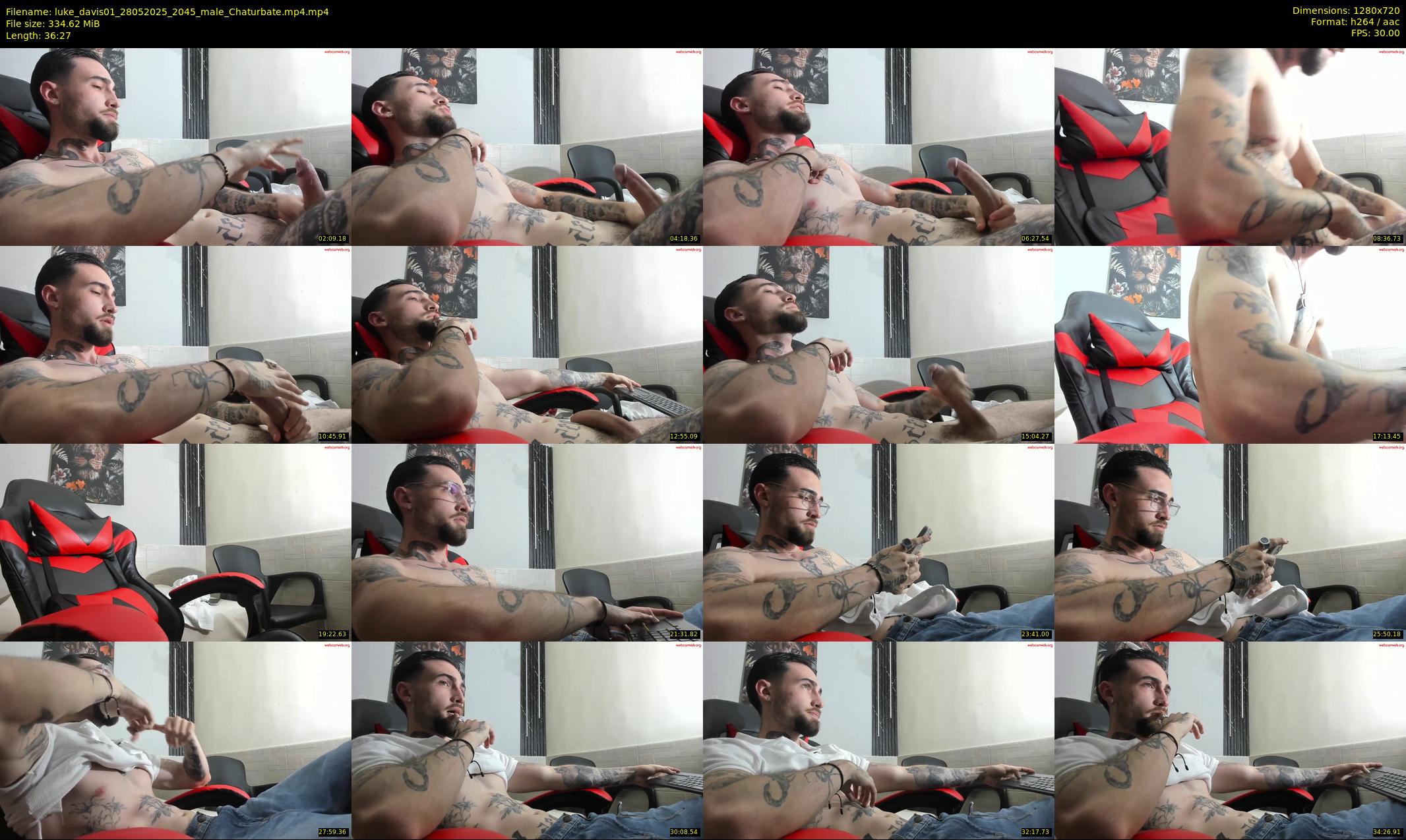 luke_davis01 — 37 minute Chaturbate male cam show recording, 720p, May 28, 2025