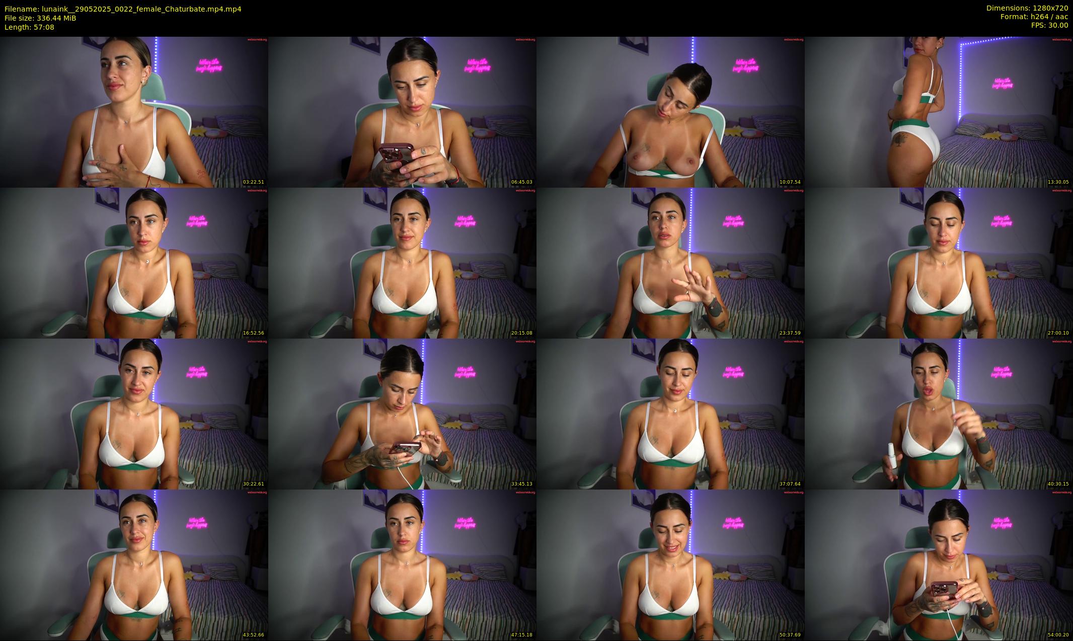 lunaink_ — 58 minute Chaturbate female cam show recording, 720p, May 29, 2025