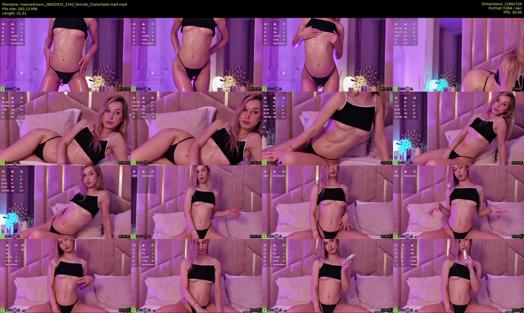 maevedream — 32 minute Chaturbate female cam show recording, 720p, May 28, 2025