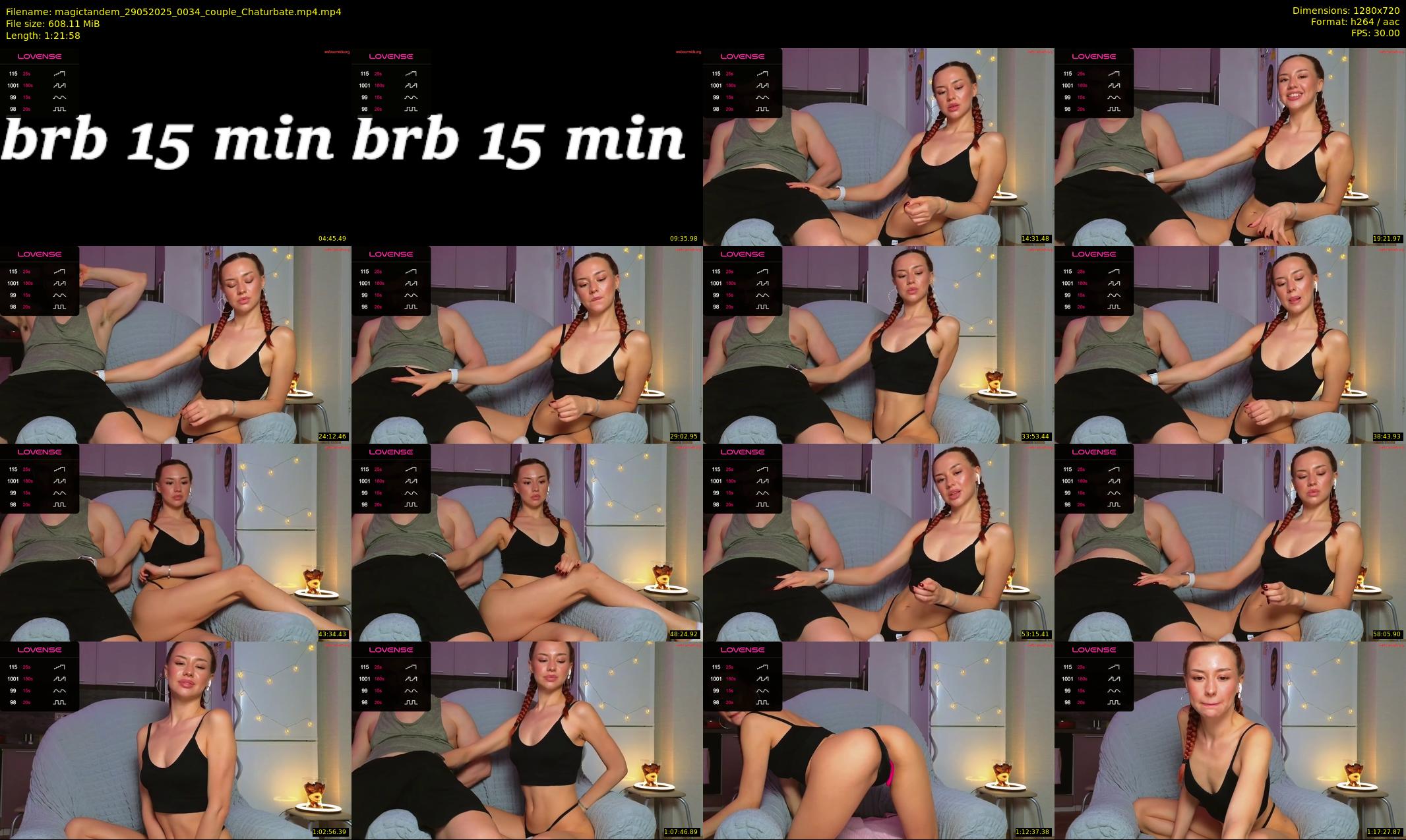 magictandem — 82 minute Chaturbate couple cam show recording, 720p, May 29, 2025