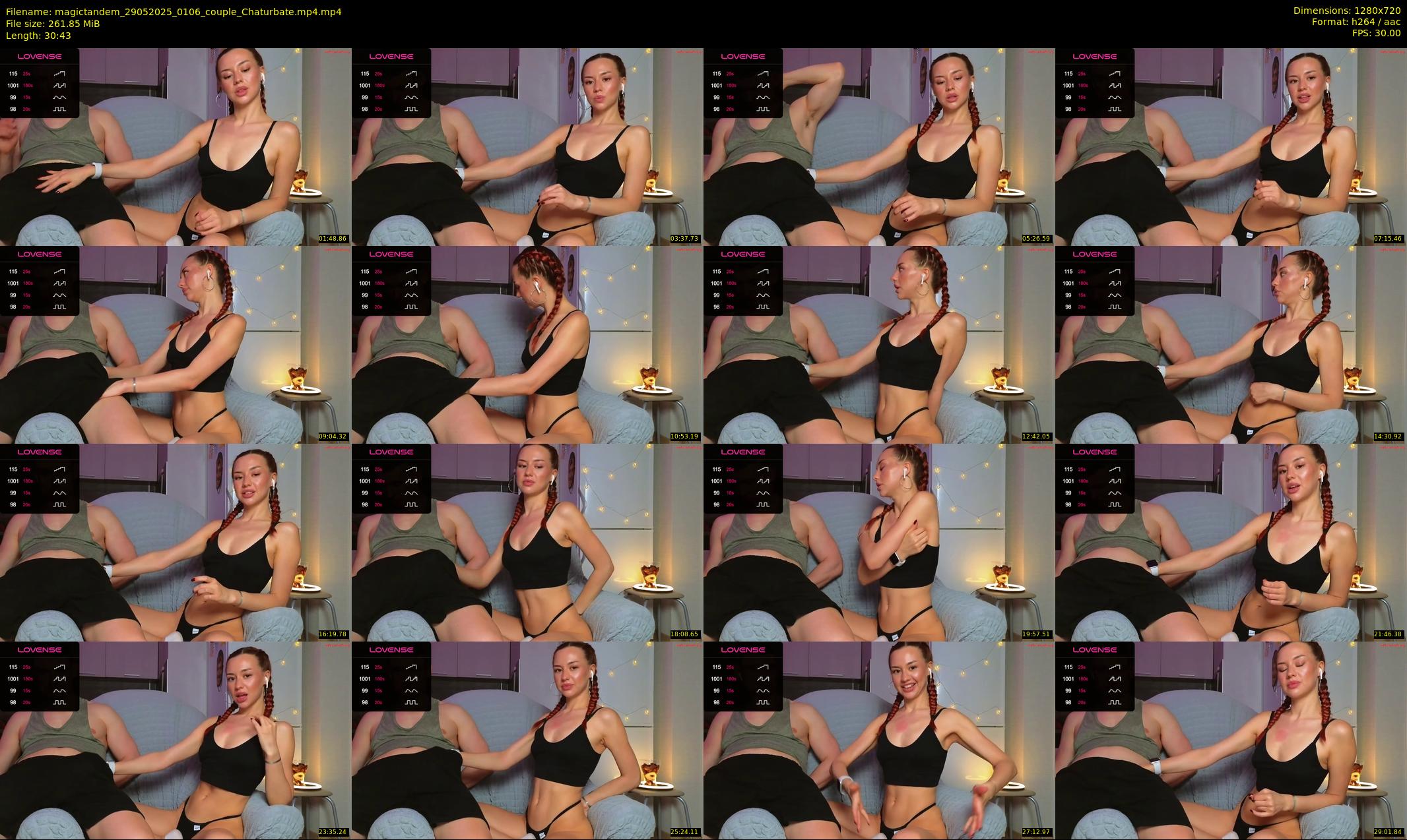 magictandem — 31 minute Chaturbate couple cam show recording, 720p, May 29, 2025
