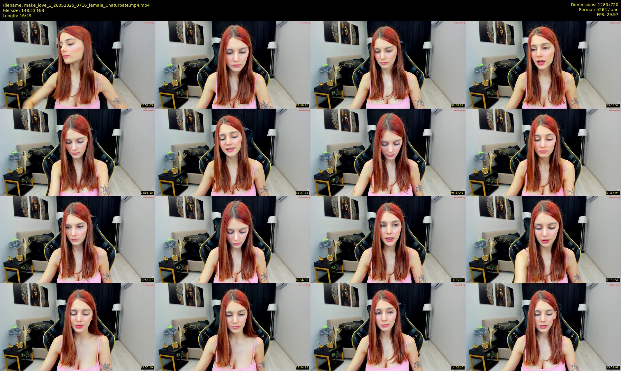 make_love_1 — 17 minute Chaturbate female cam show recording, 720p, May 28, 2025