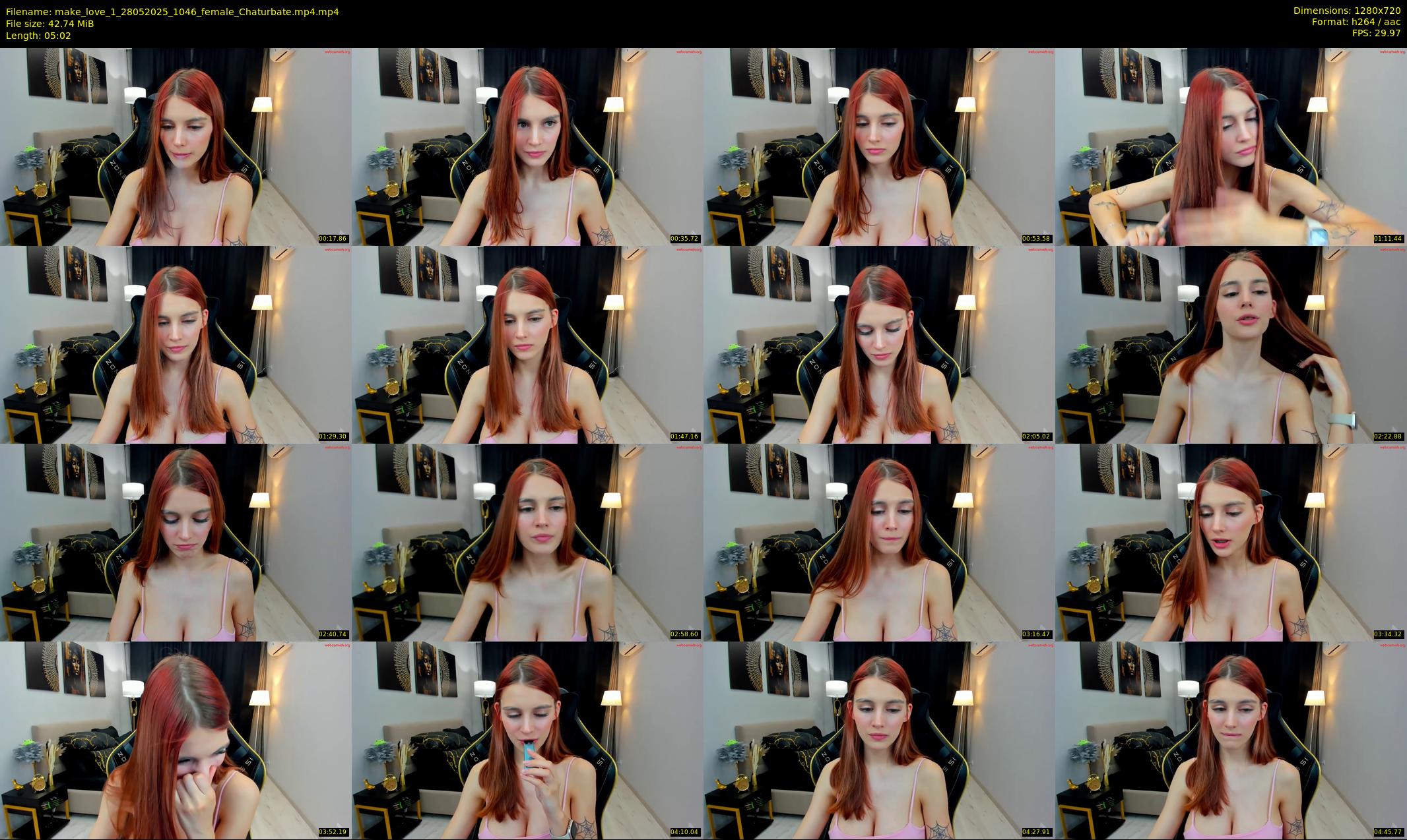 make_love_1 — 6 minute Chaturbate female cam show recording, 720p, May 28, 2025