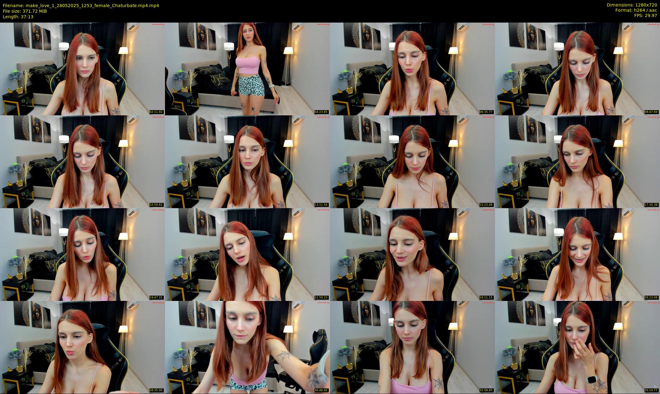 make_love_1 — 38 minute Chaturbate female cam show recording, 720p, May 28, 2025