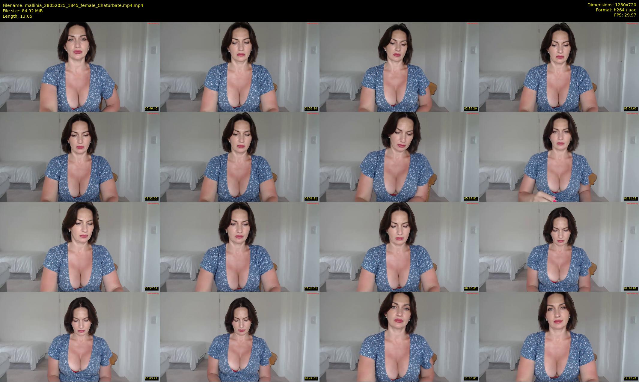 mallinia — 14 minute Chaturbate female cam show recording, 720p, May 28, 2025
