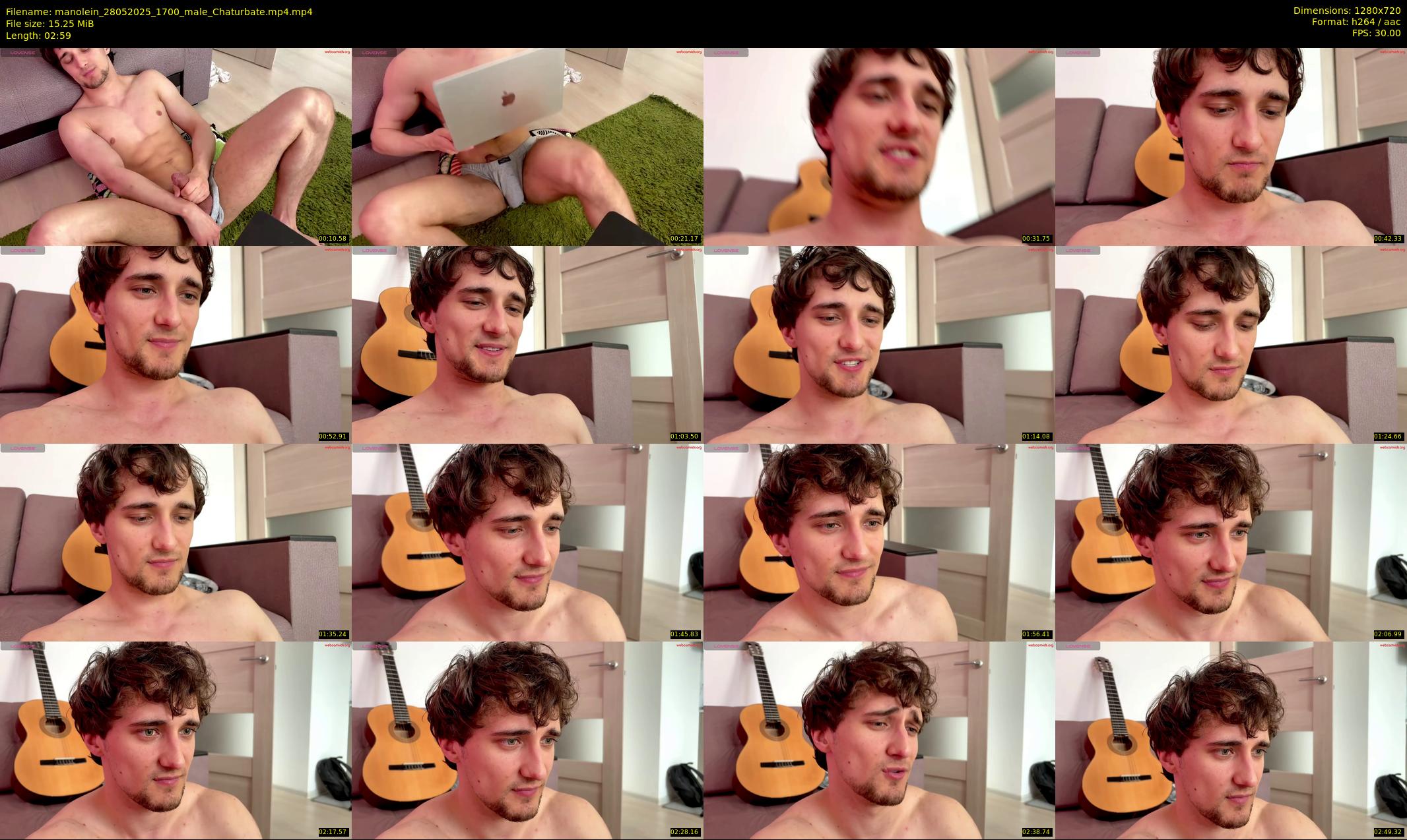 manolein — 3 minute Chaturbate male cam show recording, 720p, May 28, 2025