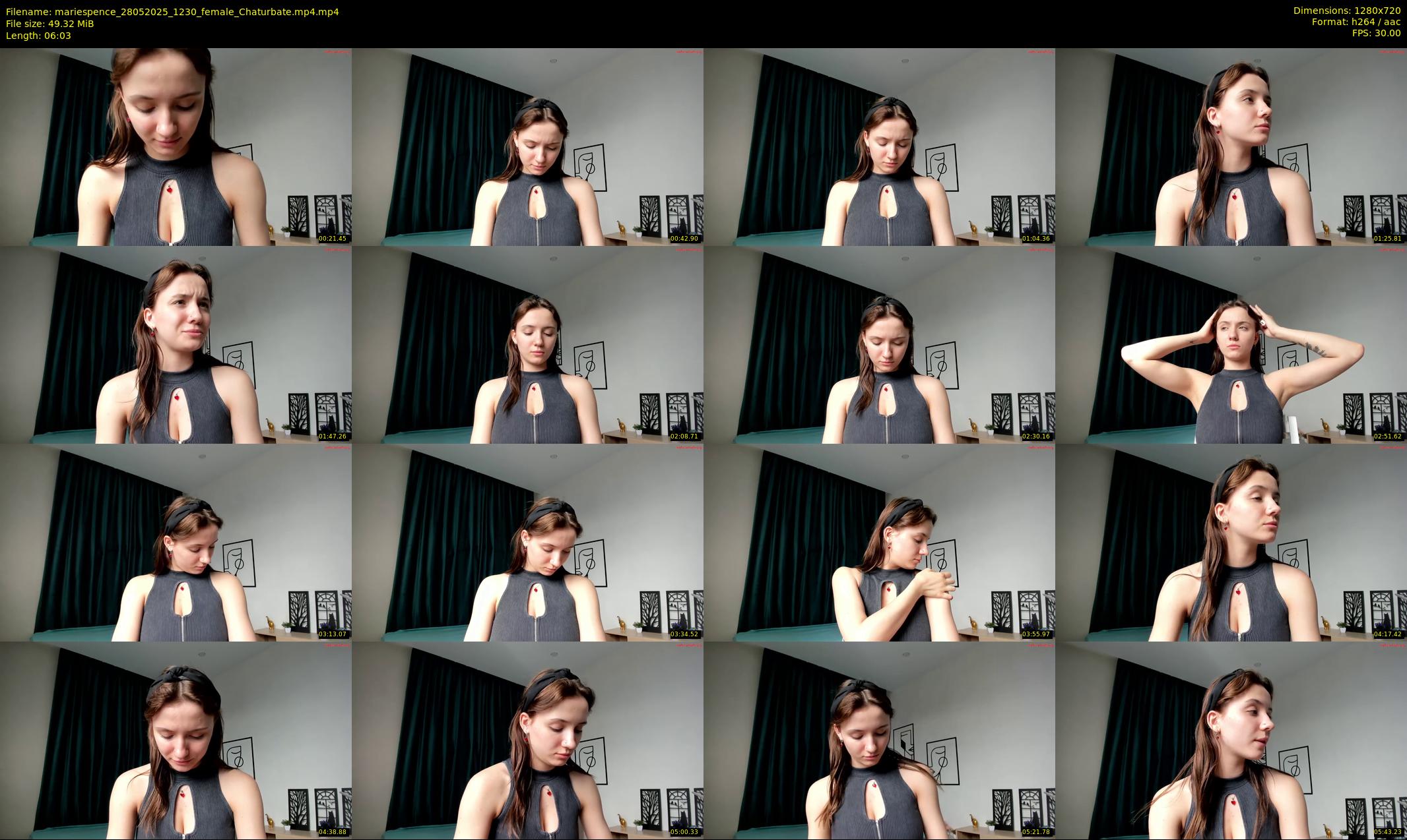 mariespence — 7 minute Chaturbate female cam show recording, 720p, May 28, 2025