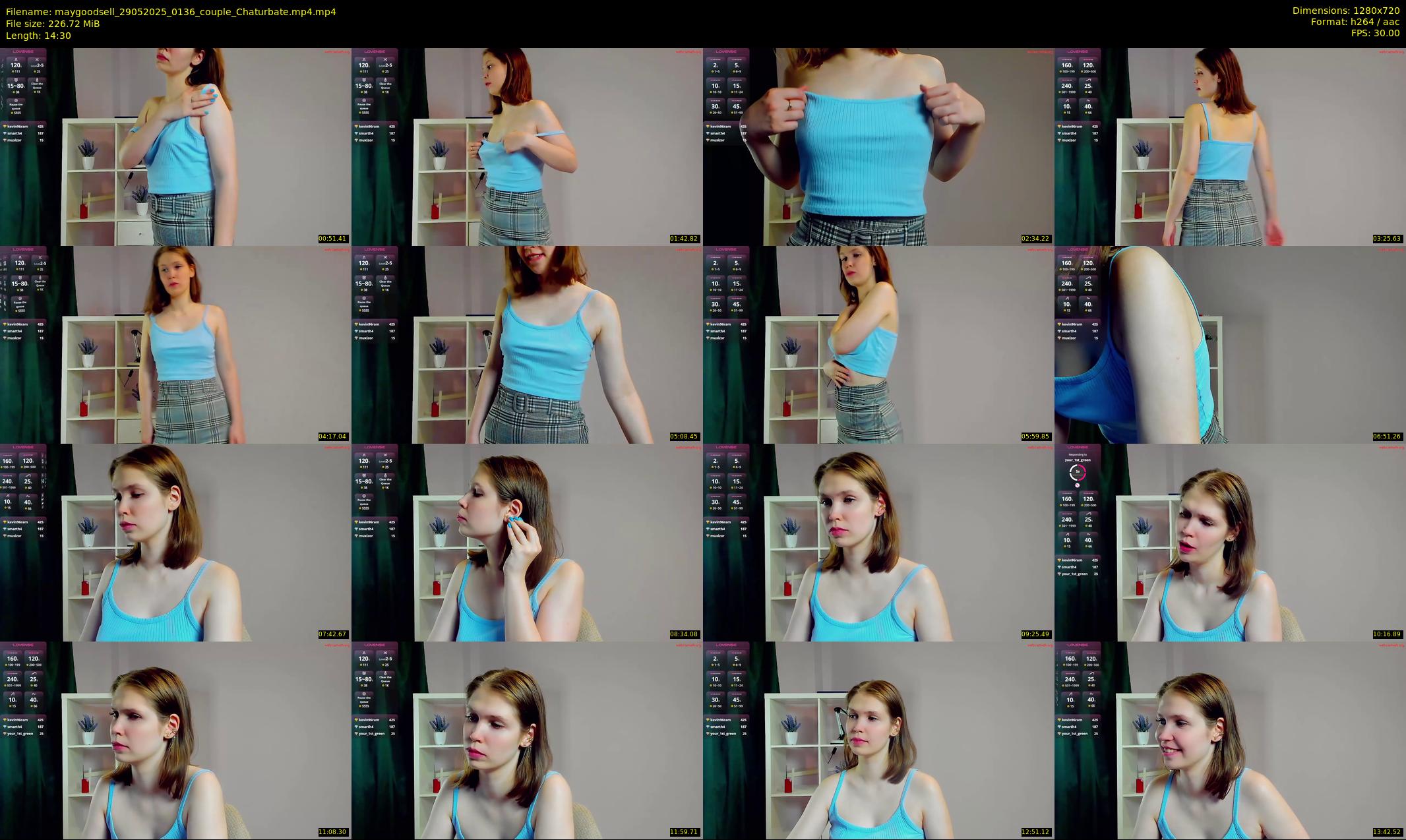 maygoodsell — 15 minute Chaturbate couple cam show recording, 720p, May 29, 2025
