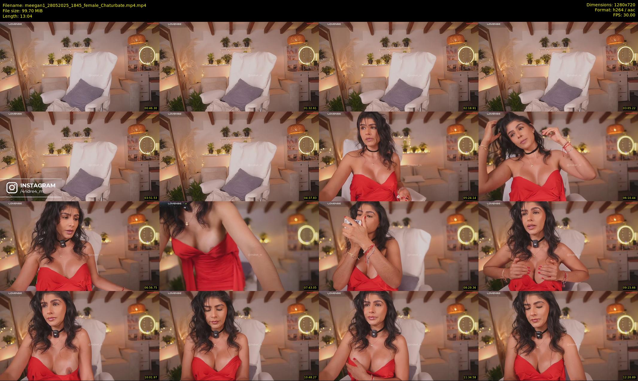 meegan1 — 14 minute Chaturbate female cam show recording, 720p, May 28, 2025