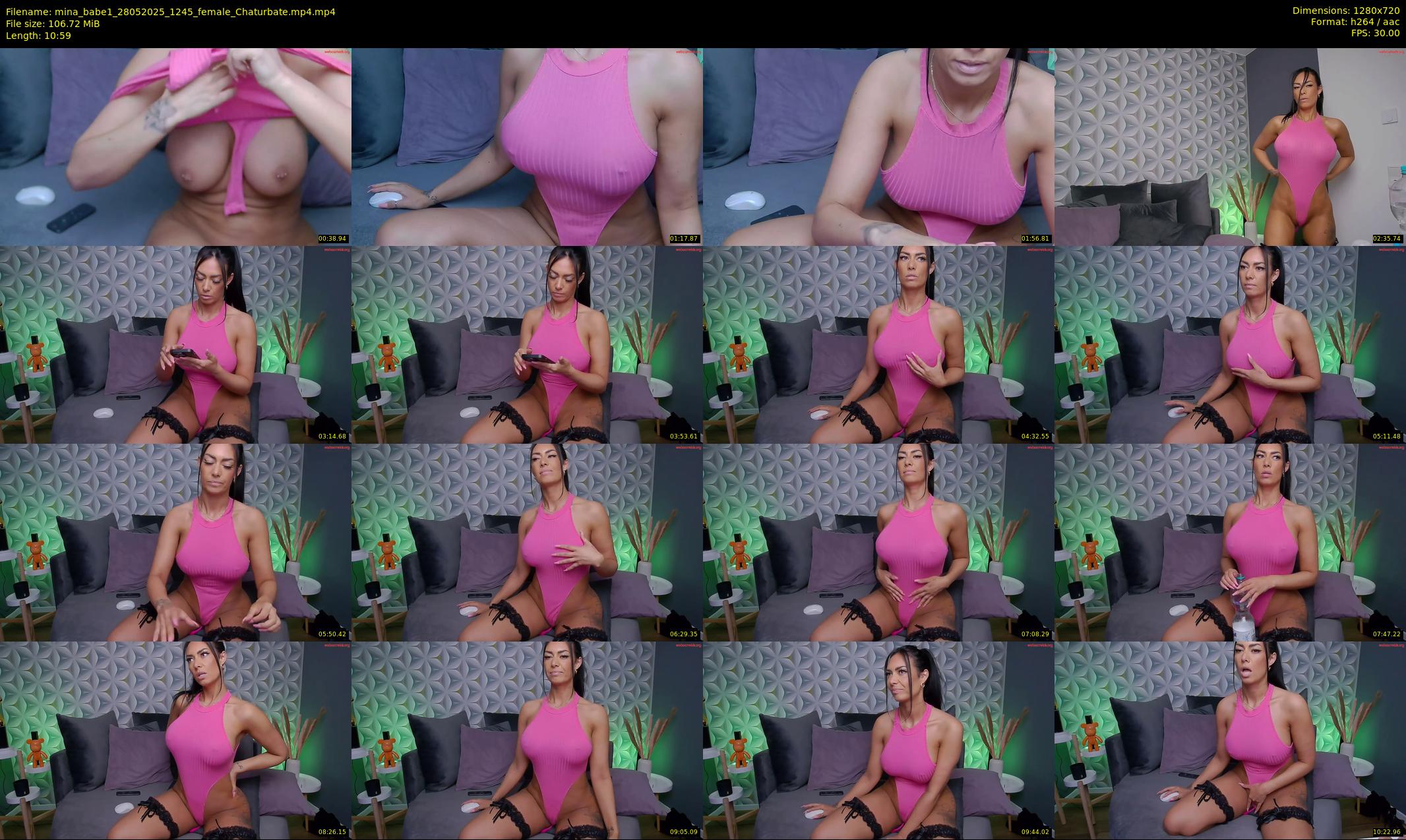 mina_babe1 — 11 minute Chaturbate female cam show recording, 720p, May 28, 2025