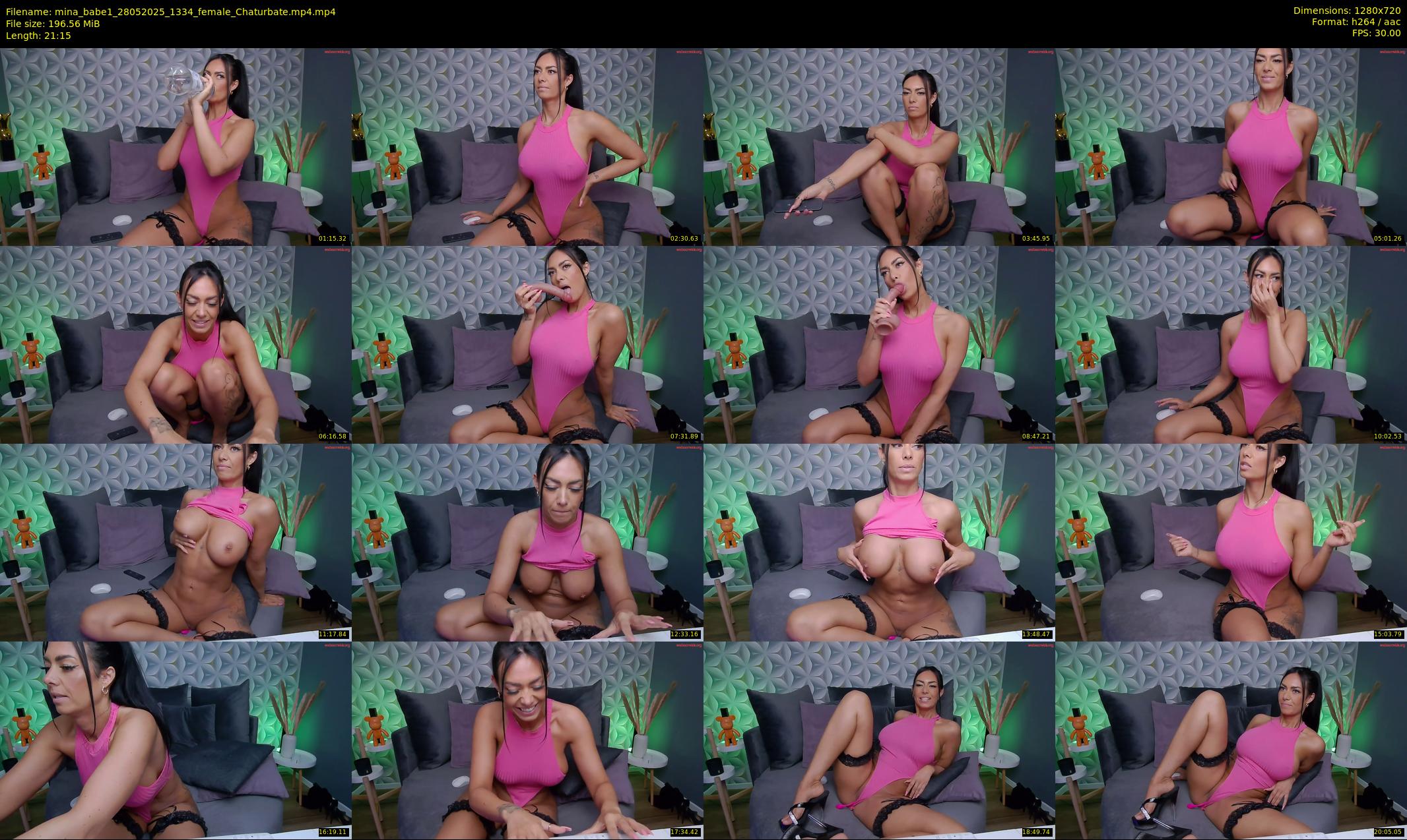 mina_babe1 — 22 minute Chaturbate female cam show recording, 720p, May 28, 2025
