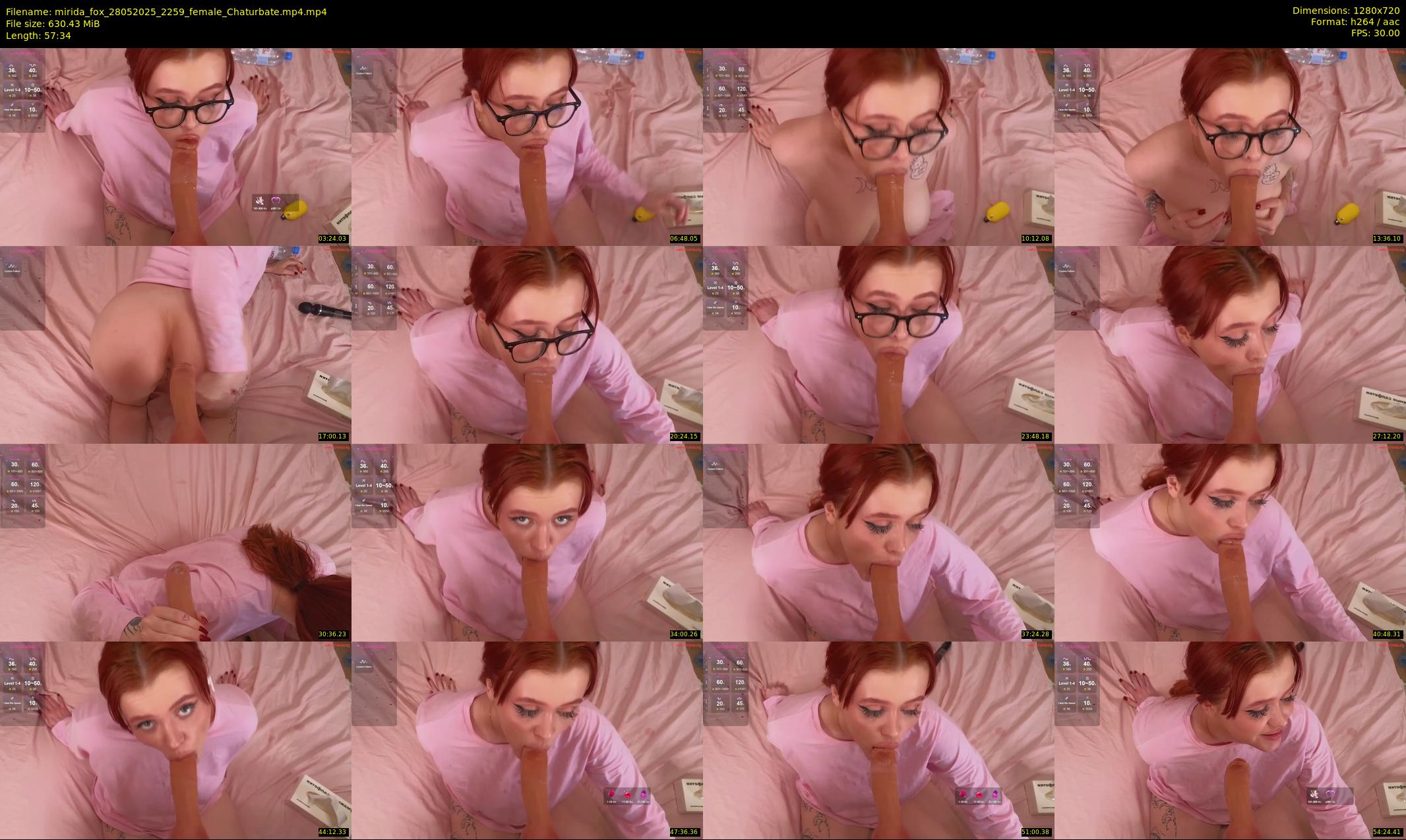 mirida_fox — 58 minute Chaturbate female cam show recording, 720p, May 28, 2025