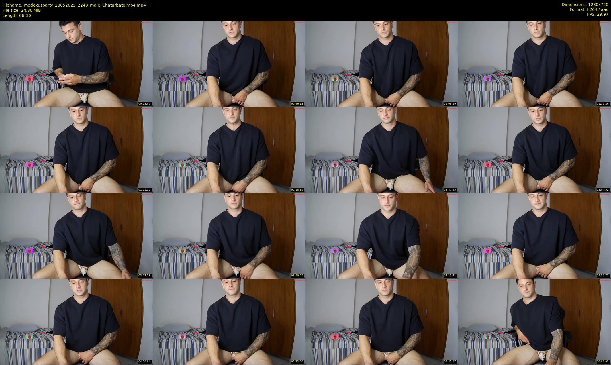 modexusparty — 7 minute Chaturbate male cam show recording, 720p, May 28, 2025