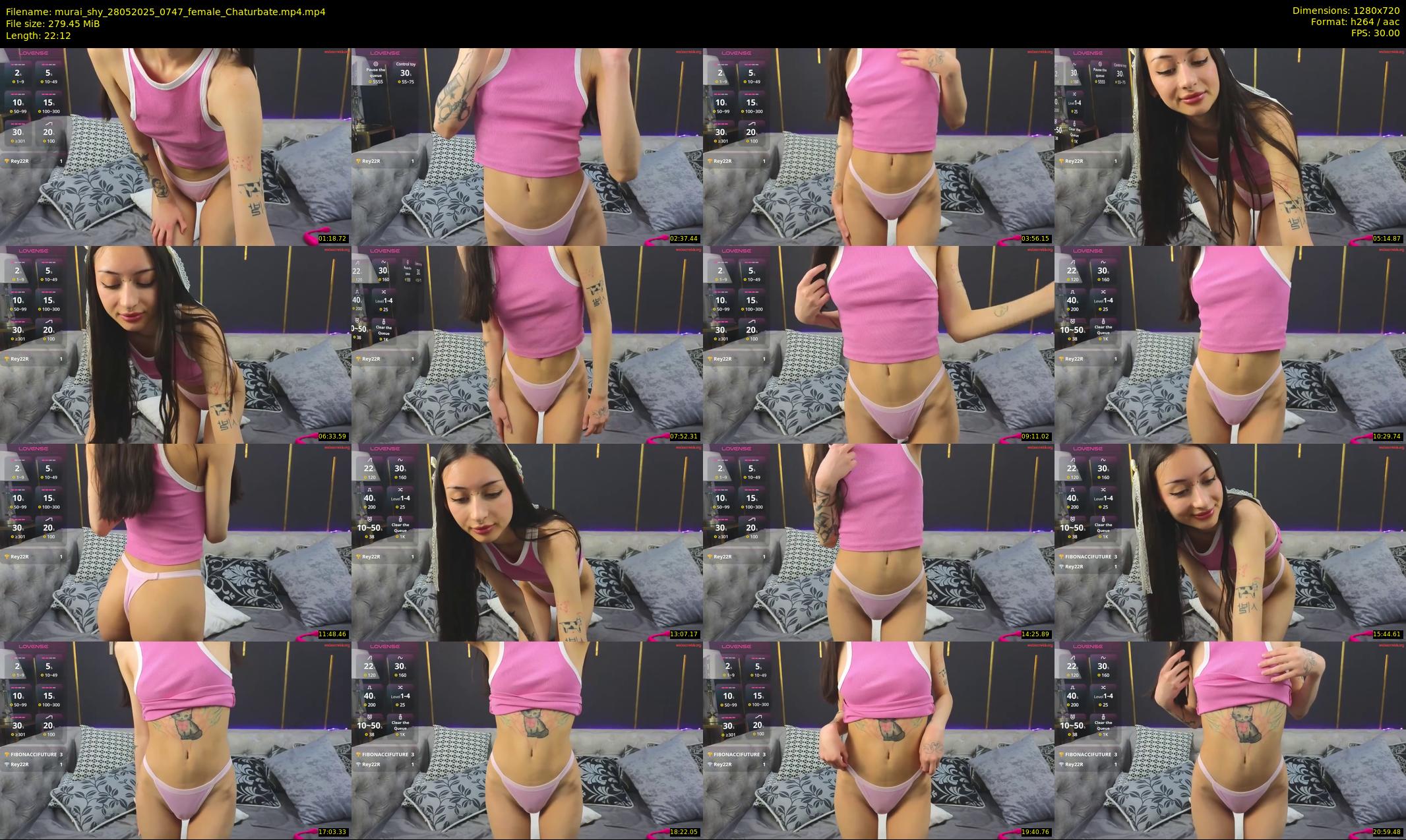 murai_shy — 23 minute Chaturbate female cam show recording, 720p, May 28, 2025