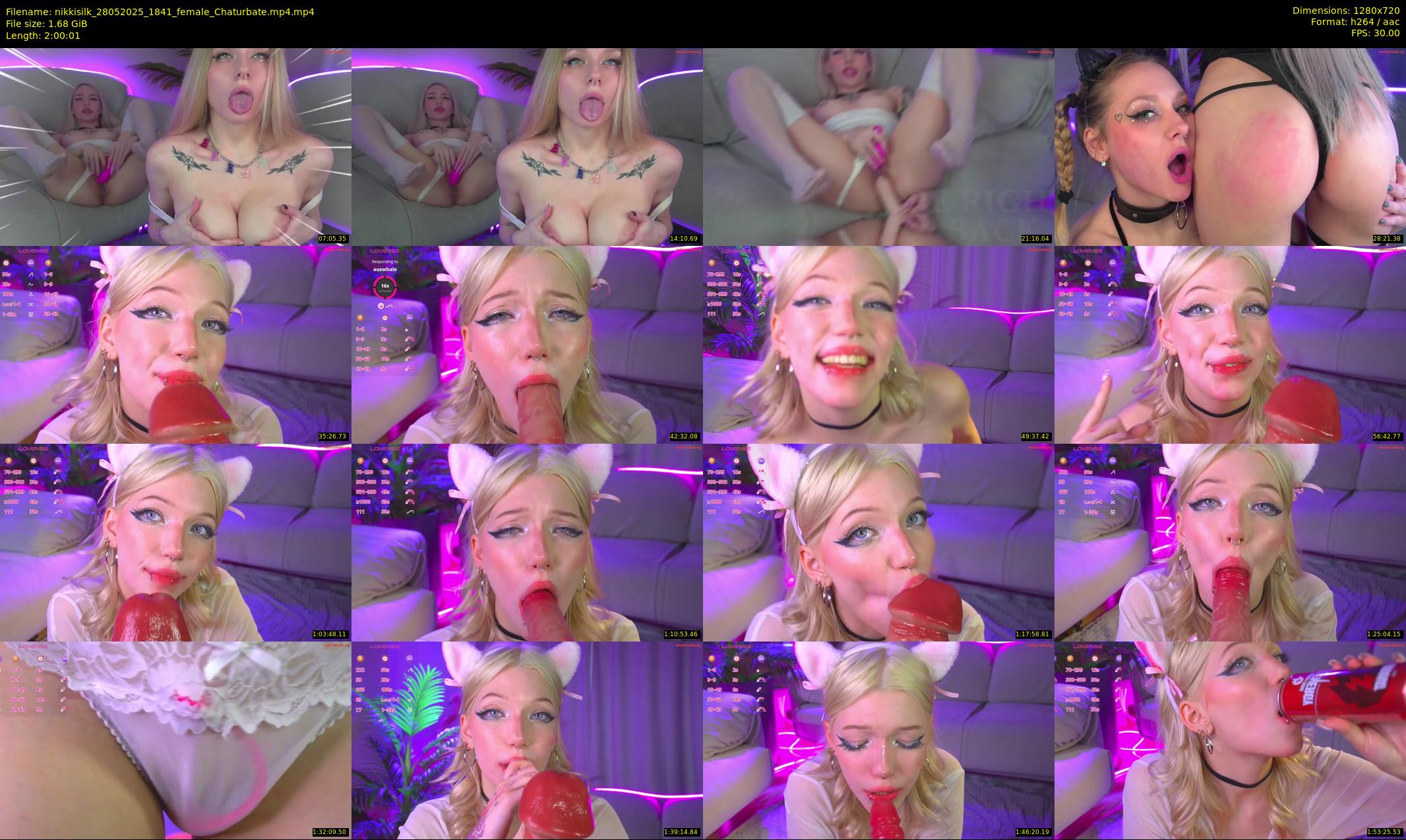 nikkisilk — 121 minute Chaturbate female cam show recording, 720p, May 28, 2025
