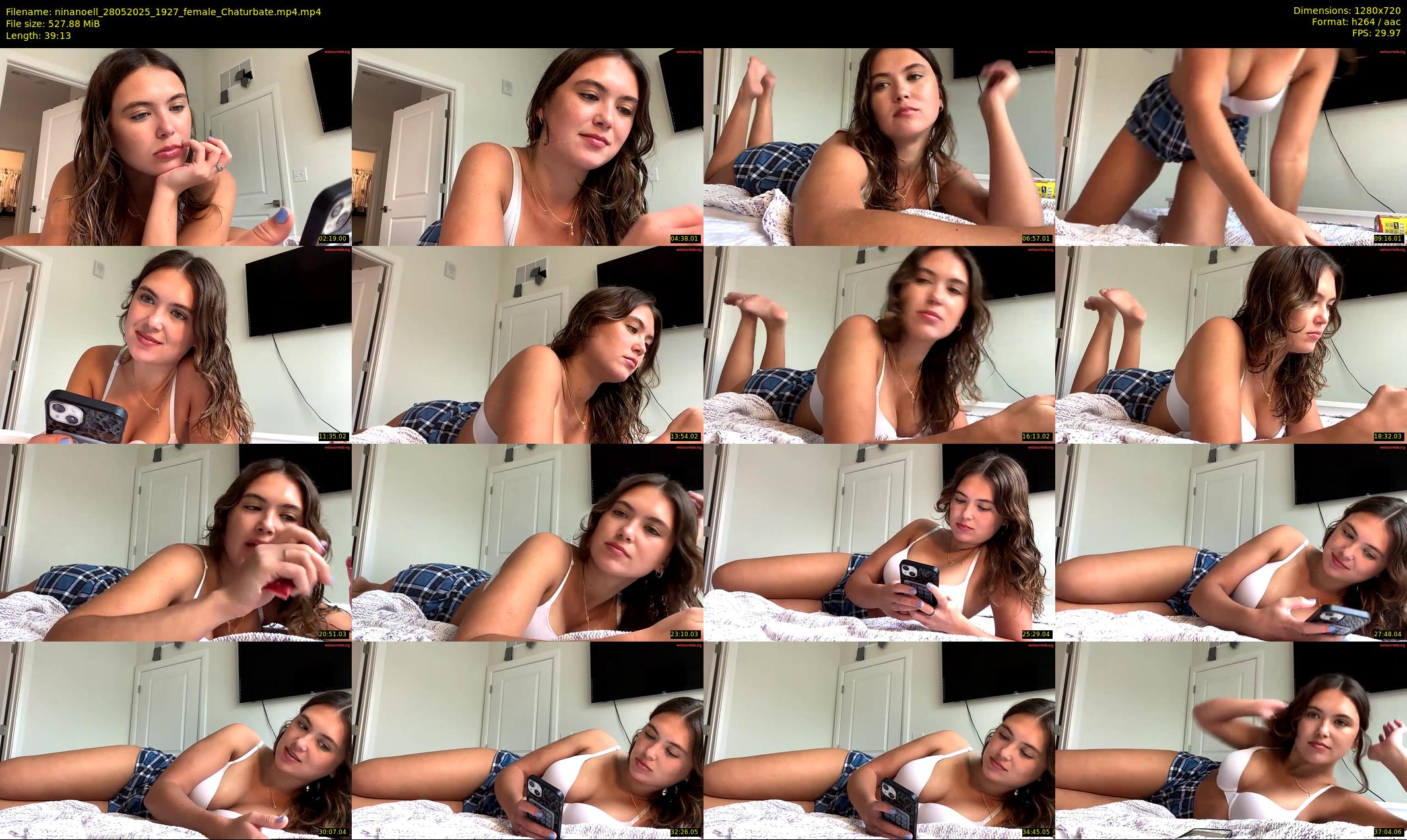 ninanoell — 40 minute Chaturbate female cam show recording, 720p, May 28, 2025
