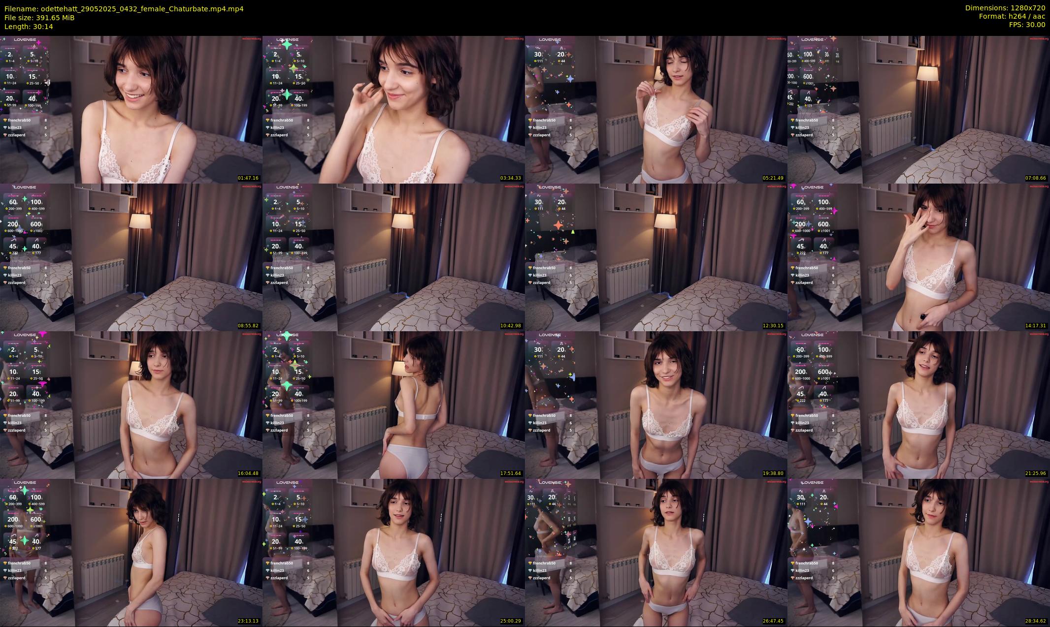 odettehatt — 31 minute Chaturbate female cam show recording, 720p, May 29, 2025