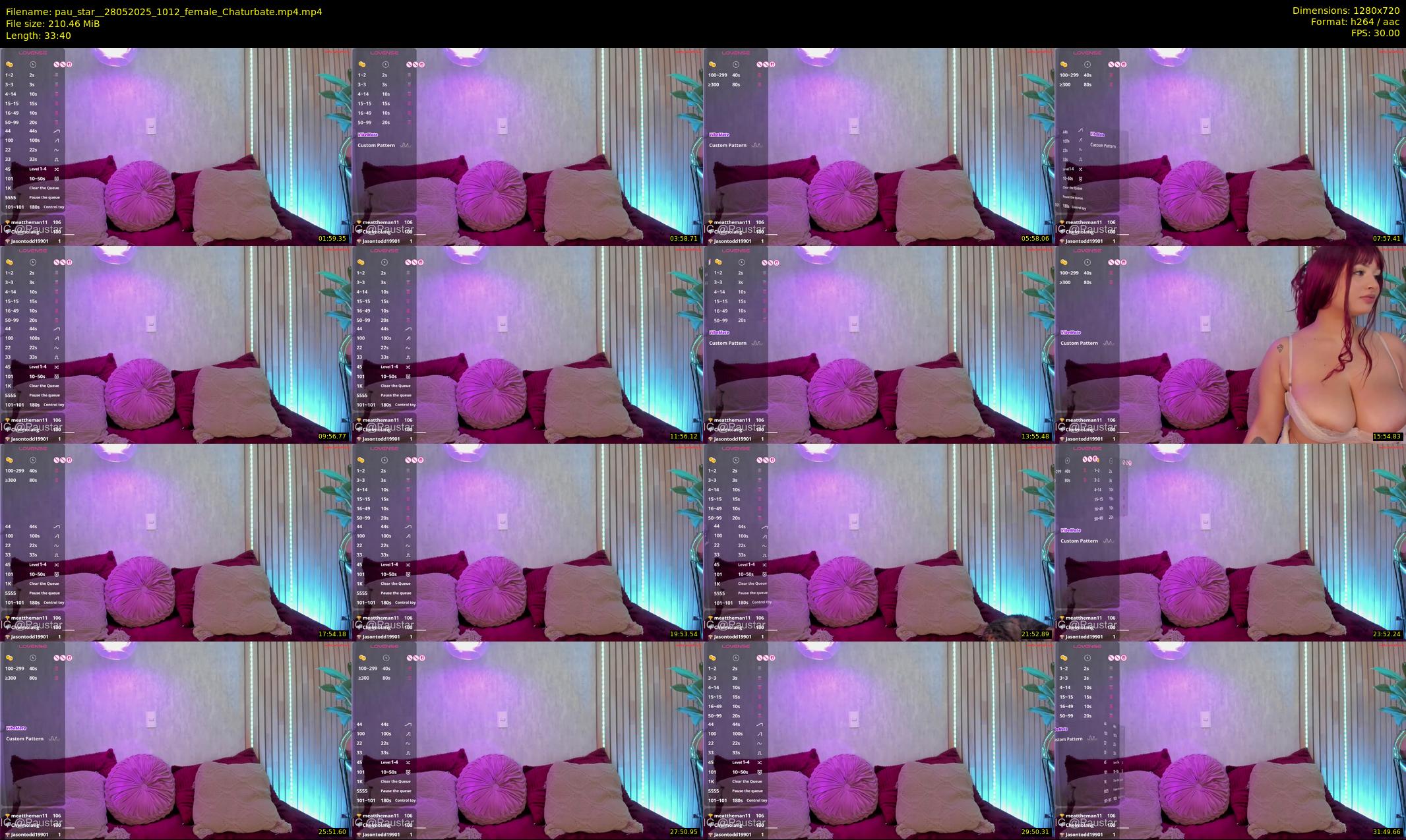 pau_star_ — 34 minute Chaturbate female cam show recording, 720p, May 28, 2025