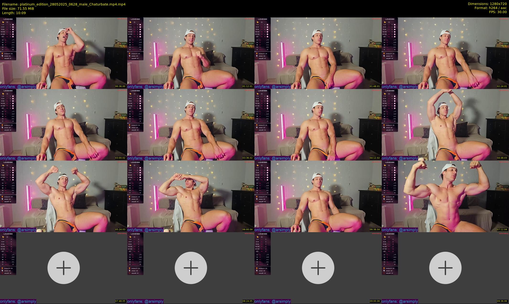 platinum_edition — 11 minute Chaturbate male cam show recording, 720p, May 28, 2025