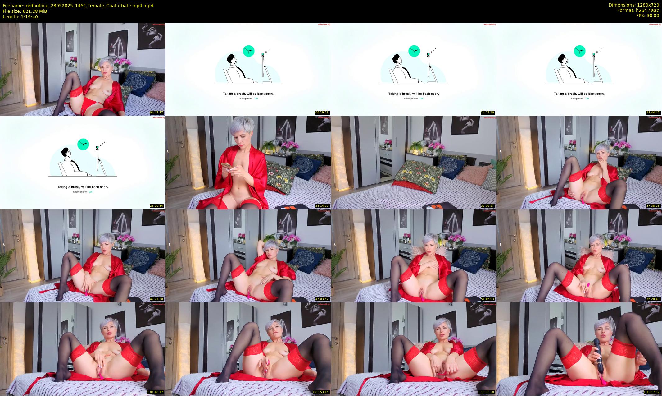 redhotline — 80 minute Chaturbate female cam show recording, 720p, May 28, 2025
