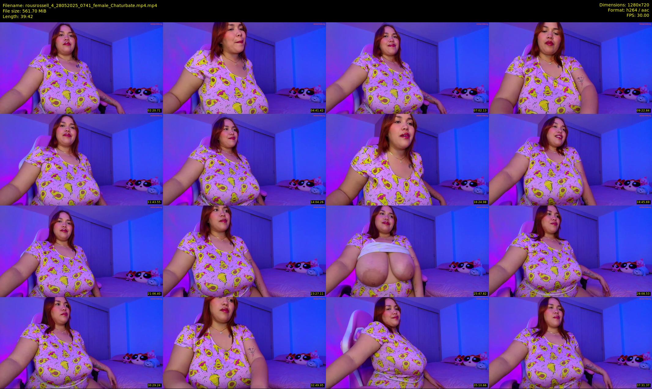 rousrossell_4 — 40 minute Chaturbate female cam show recording, 720p, May 28, 2025