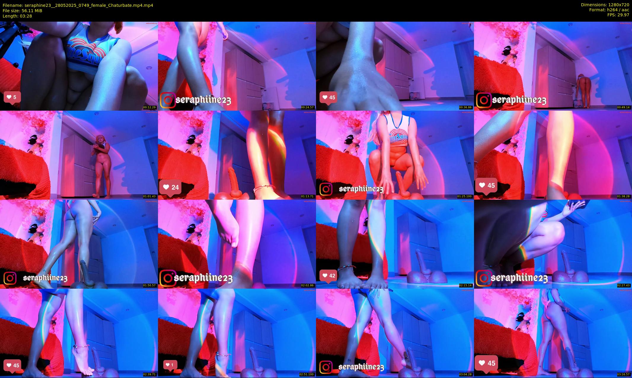 seraphine23_ — 4 minute Chaturbate female cam show recording, 720p, May 28, 2025